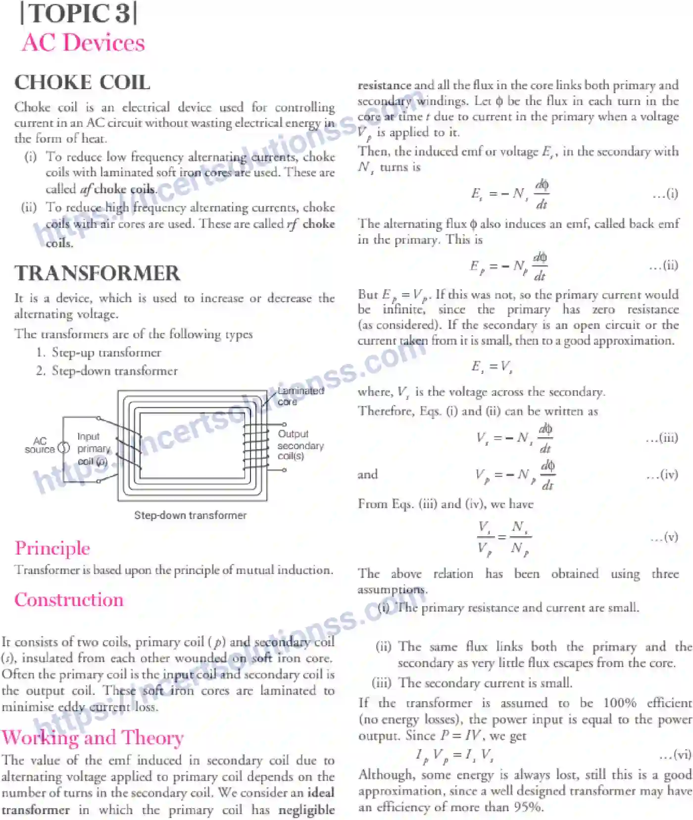 NCERT-Notes-Class-12-Physics-Alternating-Current-70-page-28