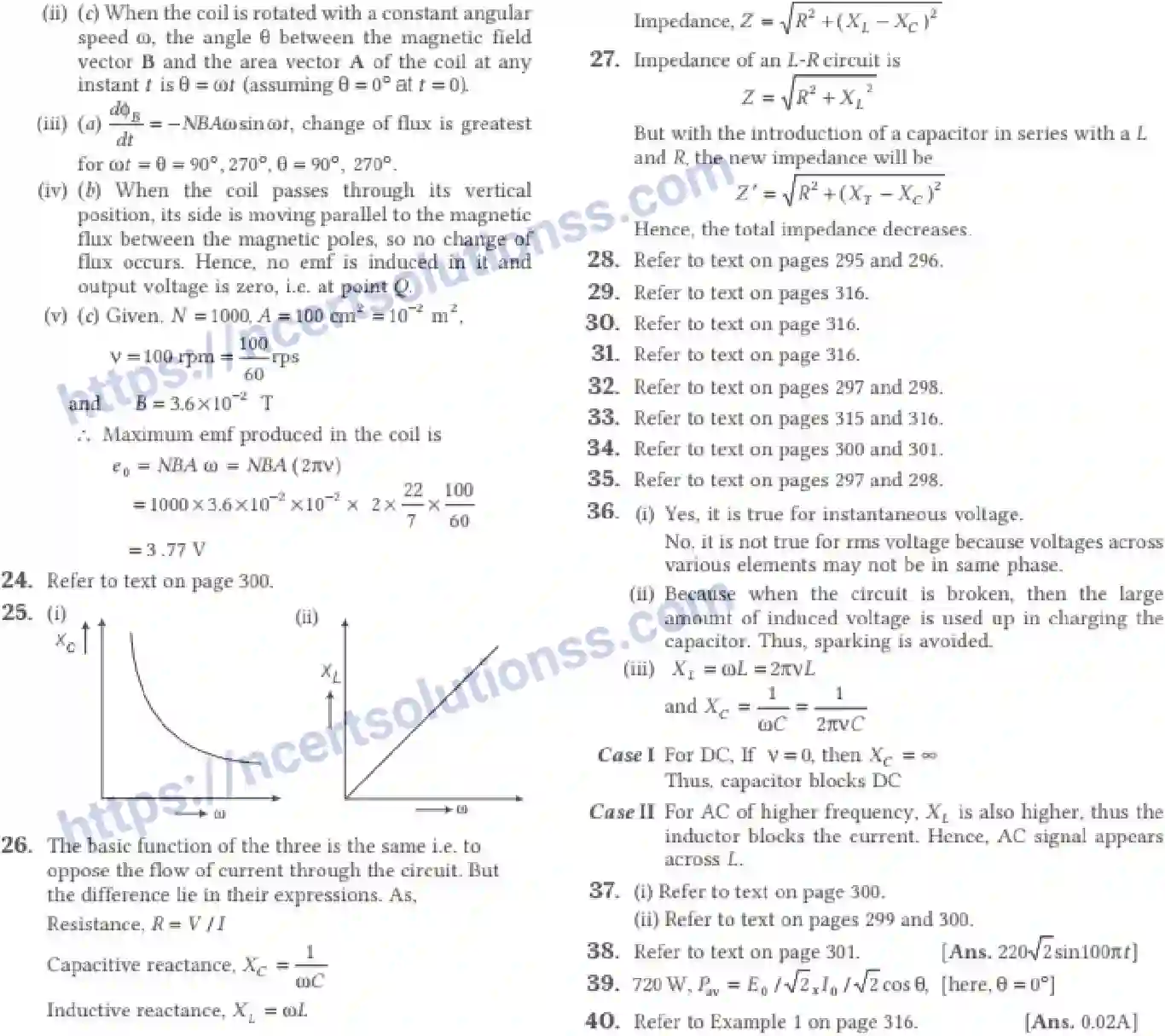 NCERT-Notes-Class-12-Physics-Alternating-Current-70-page-40