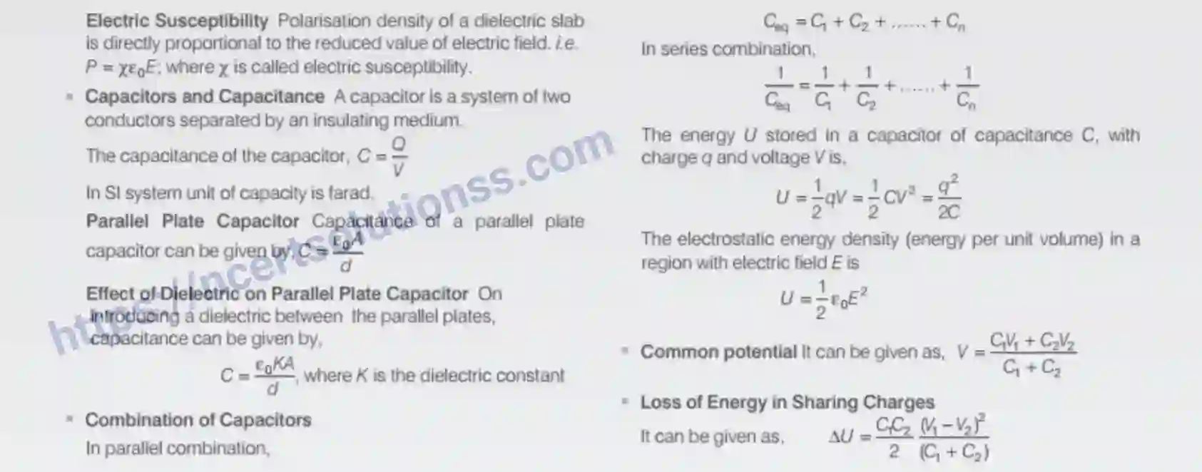 NCERT-Notes-Class-12-Physics-Electrostatic-Potential-and-Capacitance-65-page-49