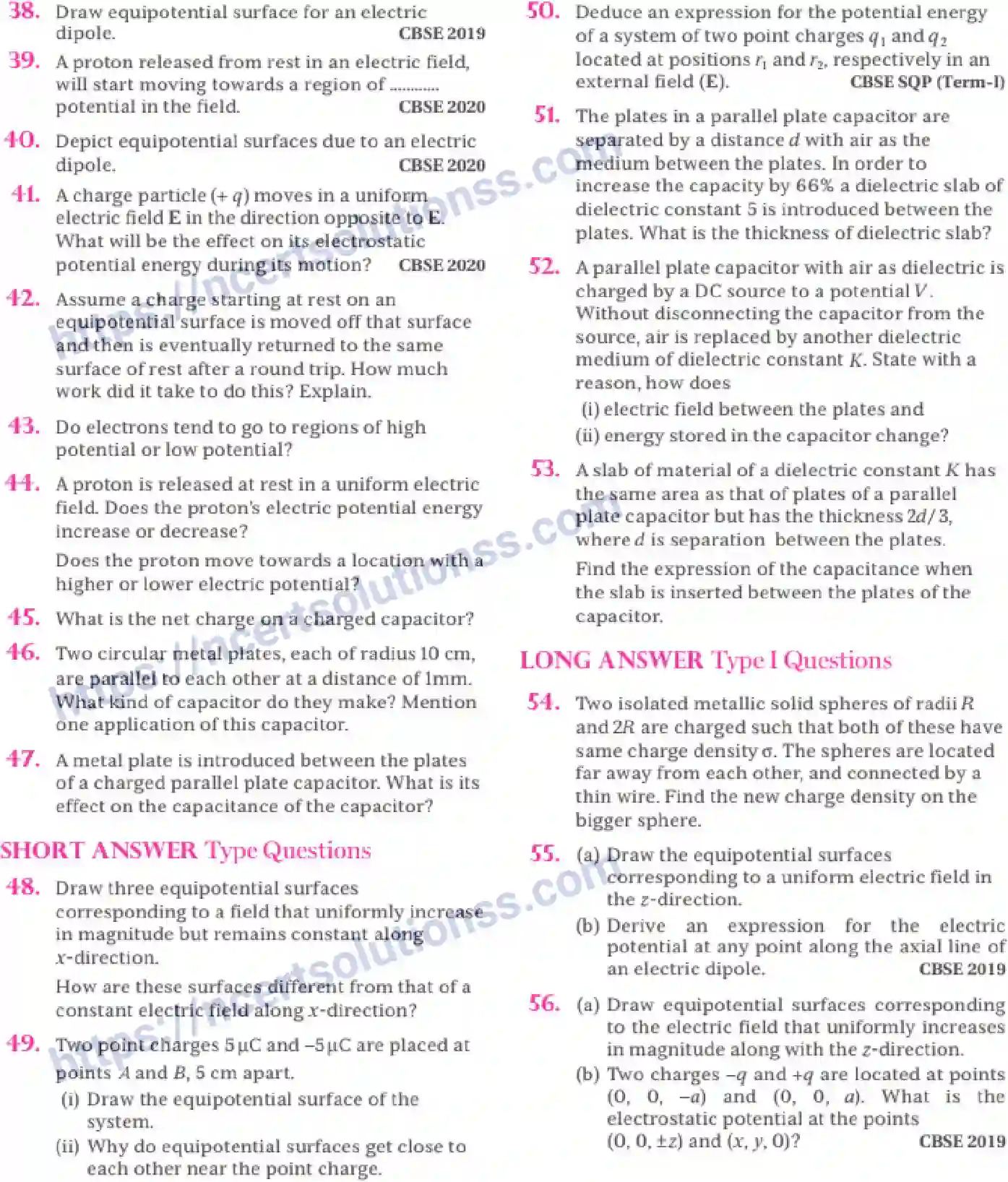 NCERT-Notes-Class-12-Physics-Electrostatic-Potential-and-Capacitance-65-page-54