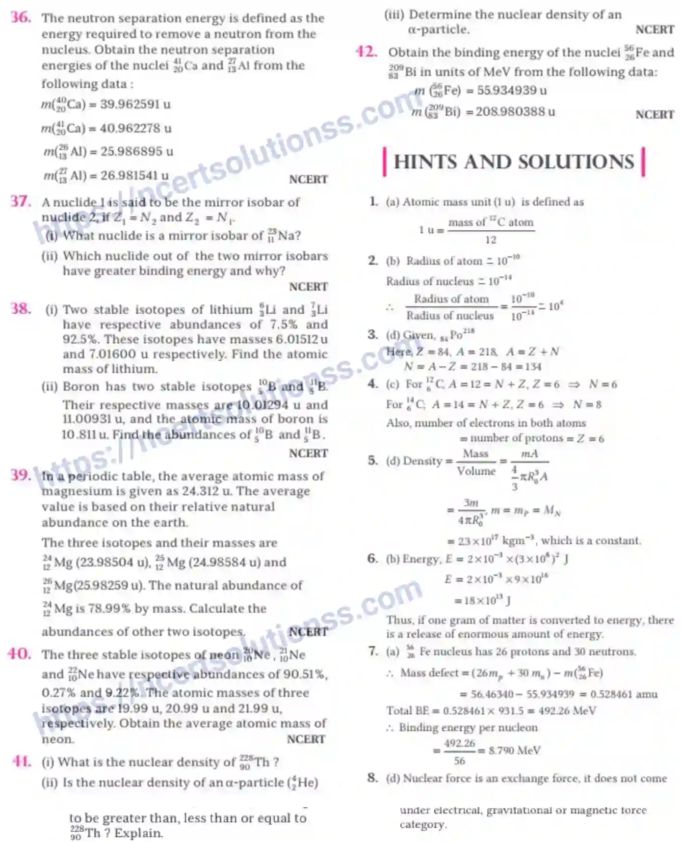 NCERT-Notes-Class-12-Physics-Nuclei-76-page-8