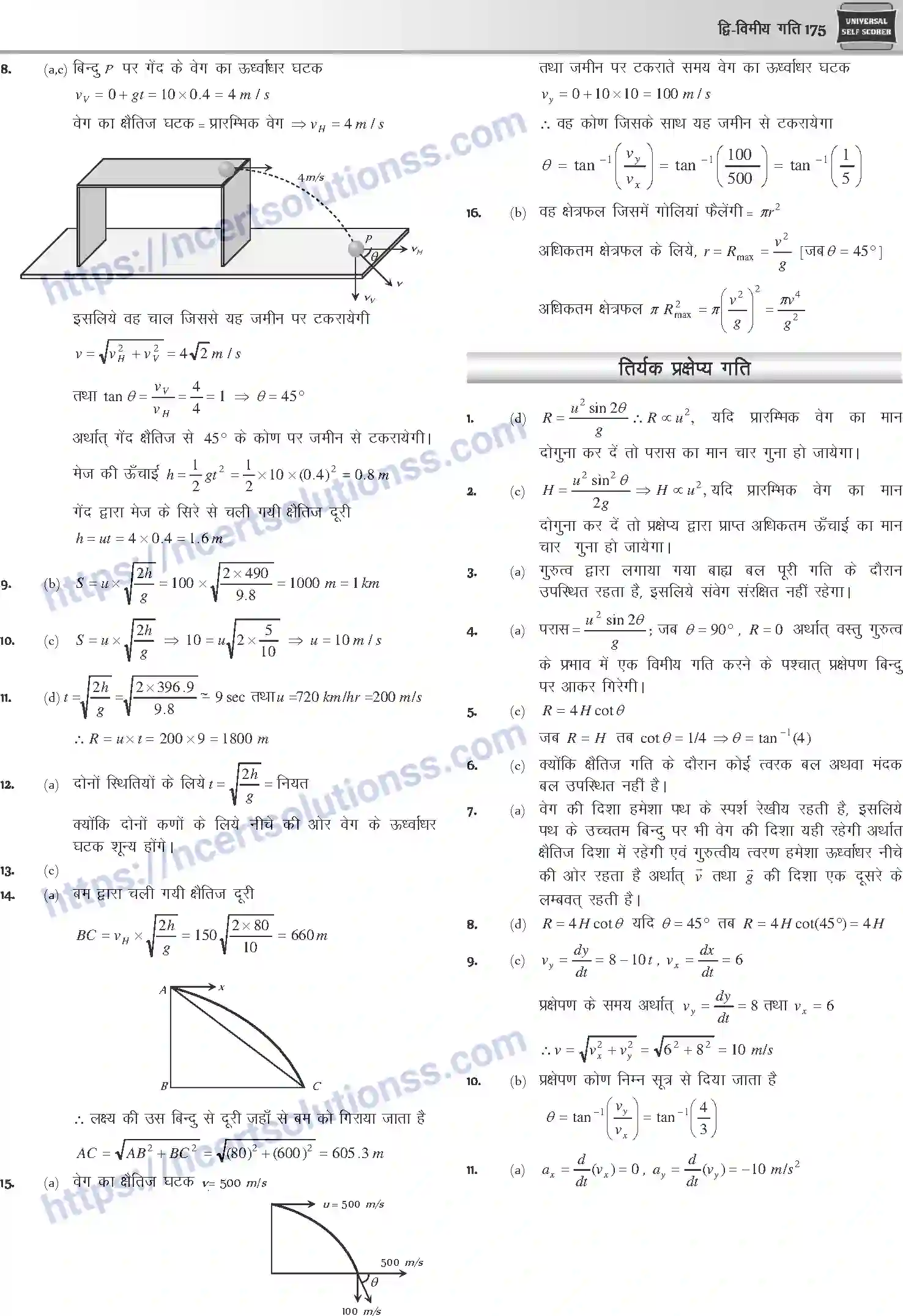 NCERT-Notes-Class-12-Physics-द्विविमीय-गति-1042-page-45