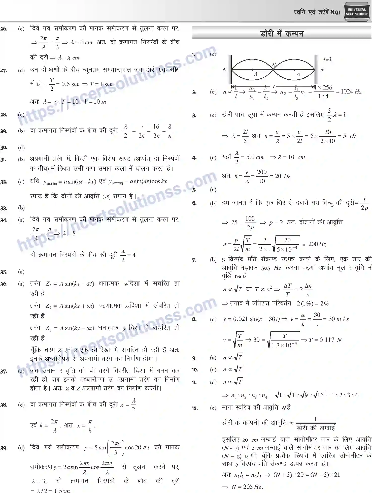 NCERT-Notes-Class-12-Physics-ध्वनि-एवं-तरंगें-1056-page-85