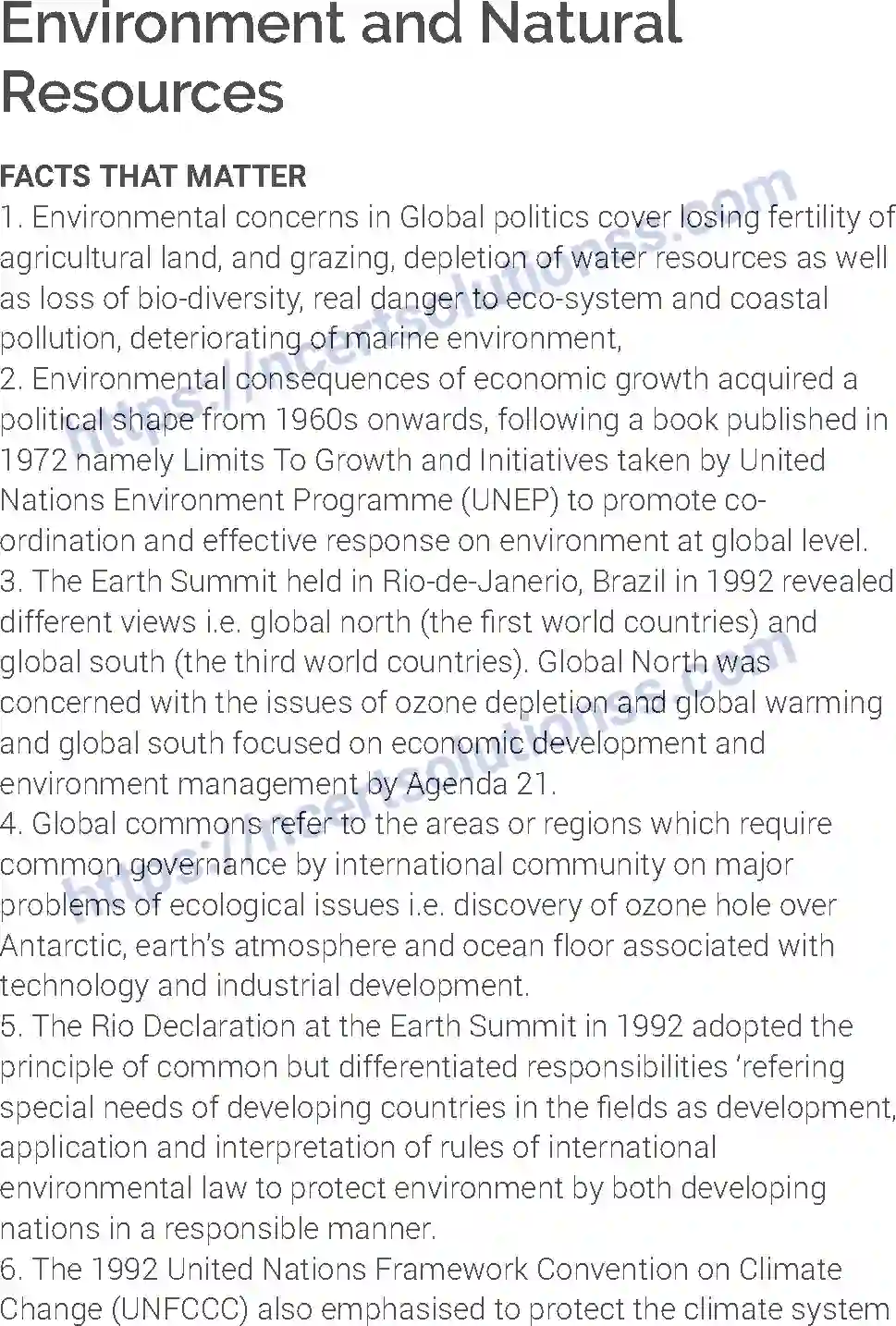 NCERT-Notes-Class-12-Political-Science-Environment-and-Natural-Resources-194-page-1