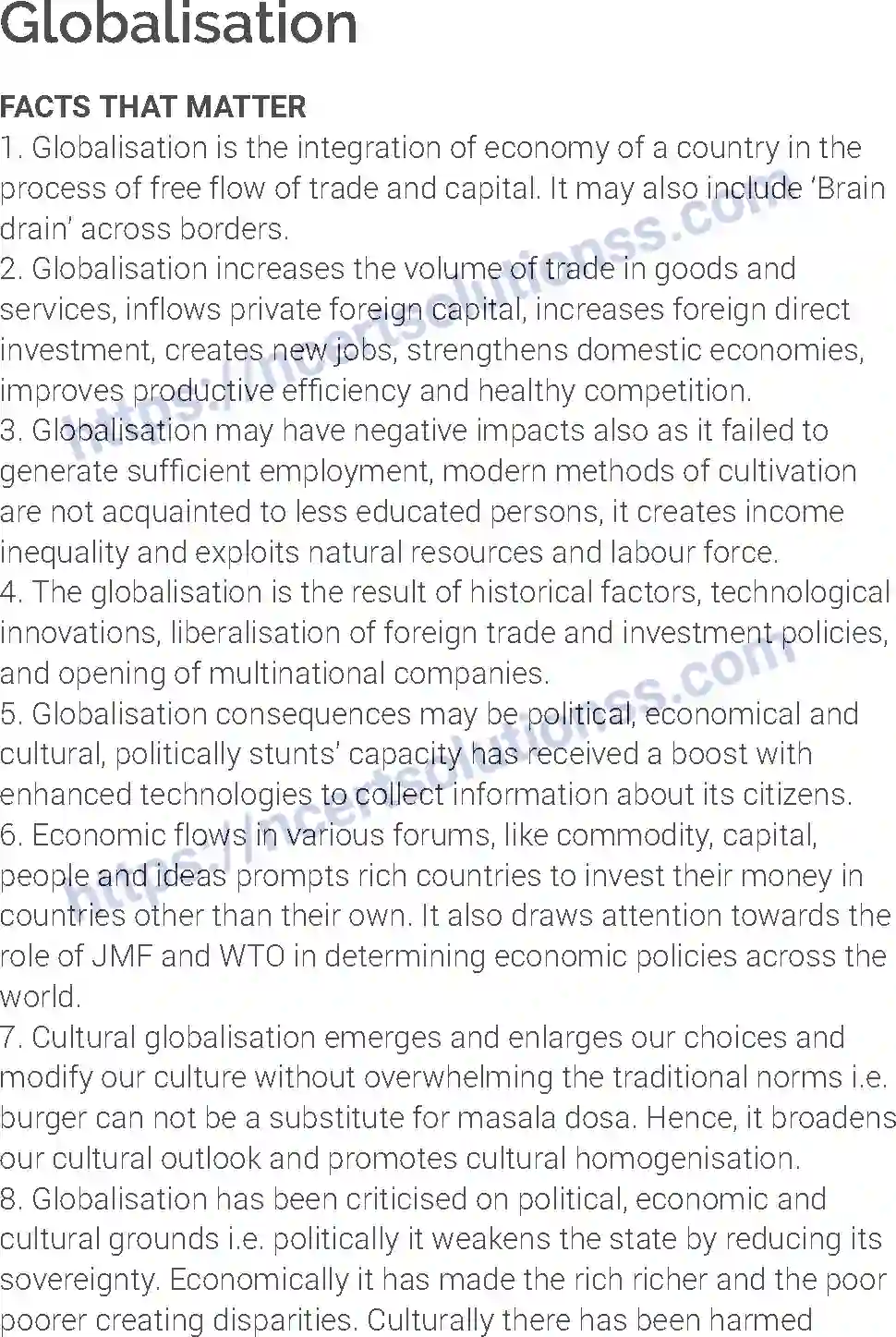 NCERT-Notes-Class-12-Political-Science-Globalisation-195-page-1
