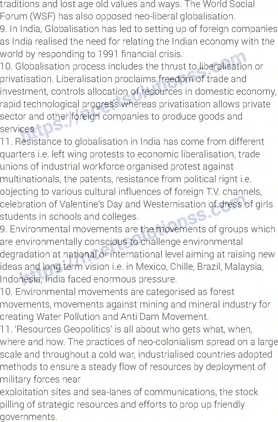 NCERT-Notes-Class-12-Political-Science-Globalisation-195-page-2