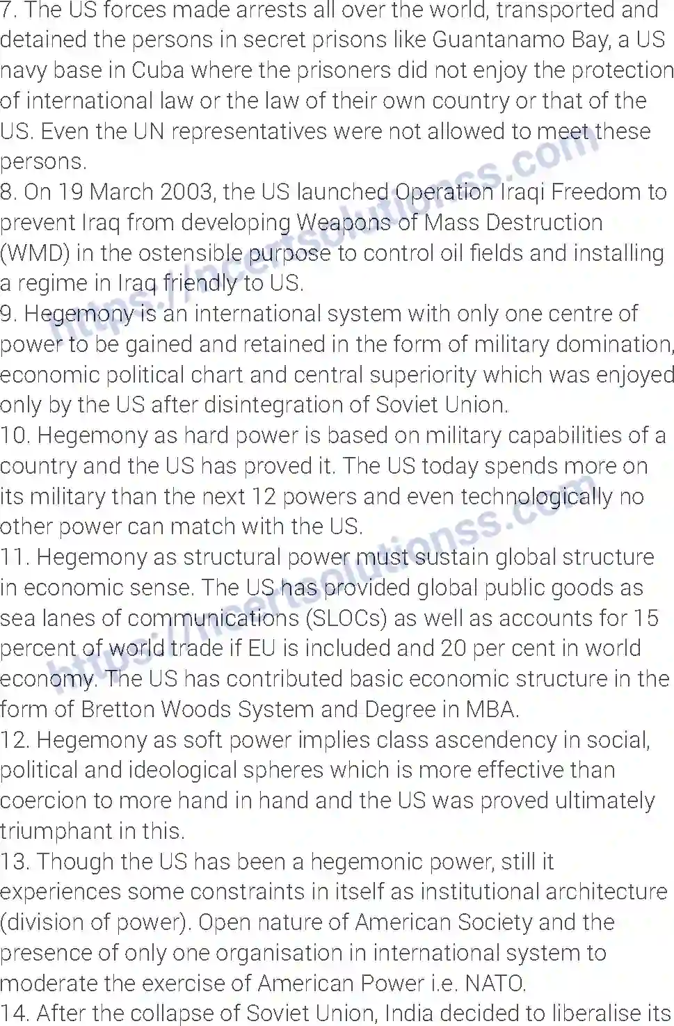 NCERT-Notes-Class-12-Political-Science-US-Hegemony-in-World-Politics-189-page-2