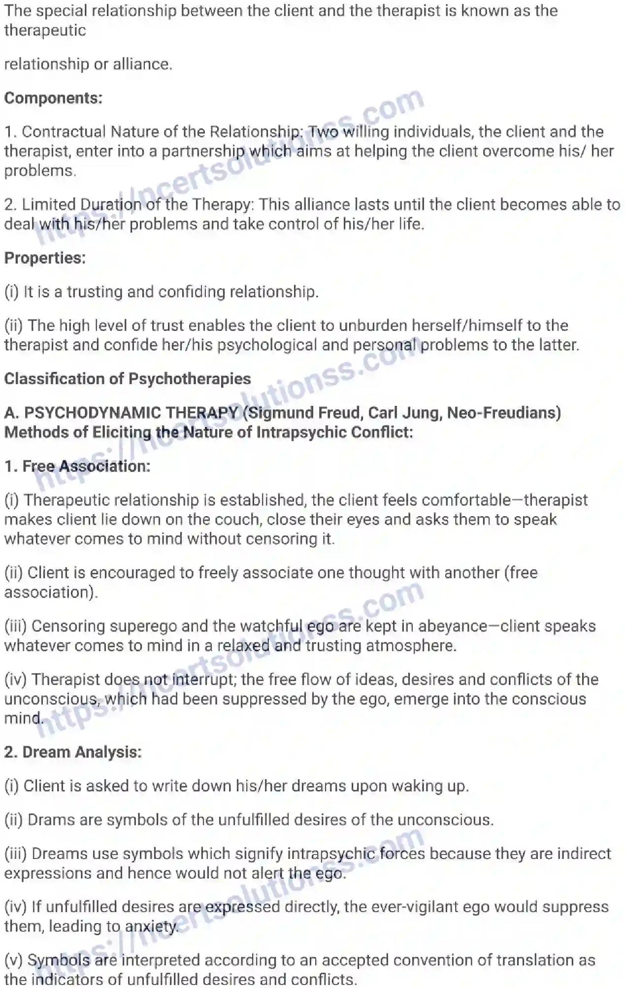 NCERT-Notes-Class-12-Psychology-Therapeutic-Approaches-And-Counselling-220-page-2