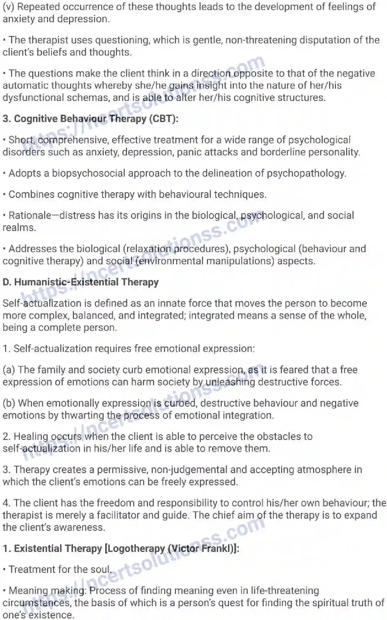 NCERT-Notes-Class-12-Psychology-Therapeutic-Approaches-And-Counselling-220-page-7