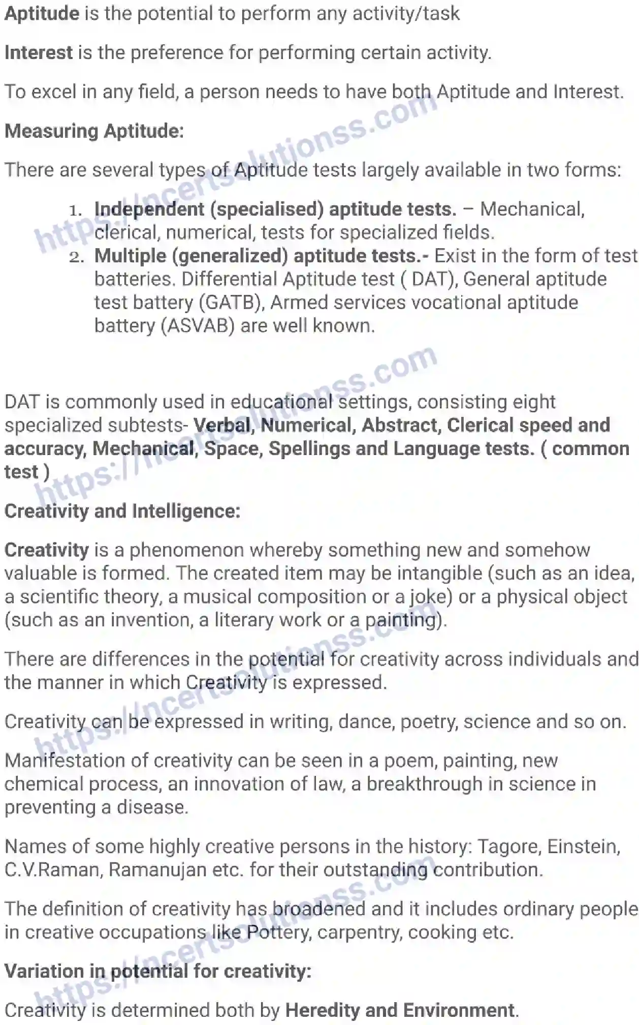 NCERT-Notes-Class-12-Psychology-Variations-in-Psychological-Attributes-216-page-12