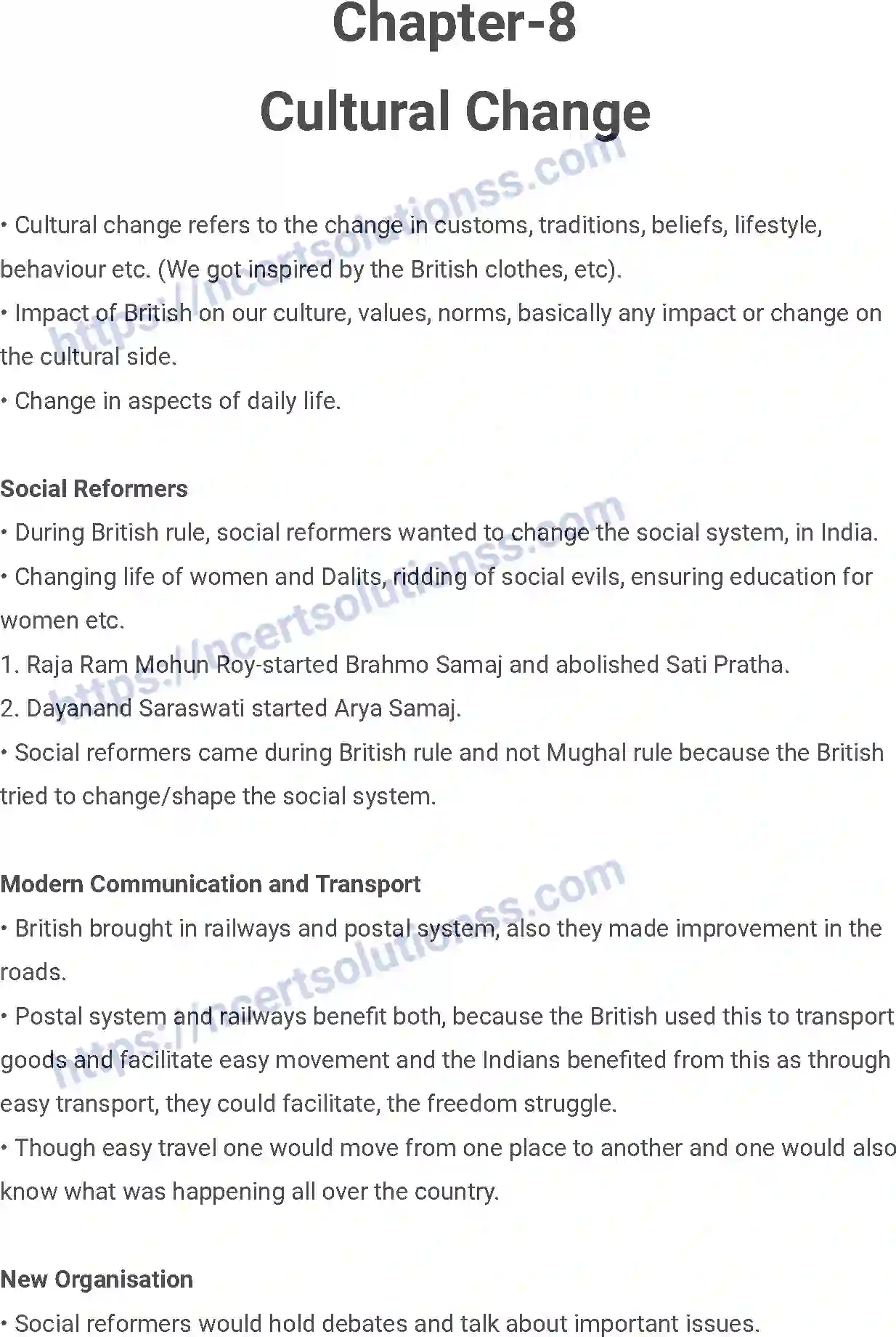 NCERT-Notes-Class-12-Sociology-Cultural-Change-209-page-1