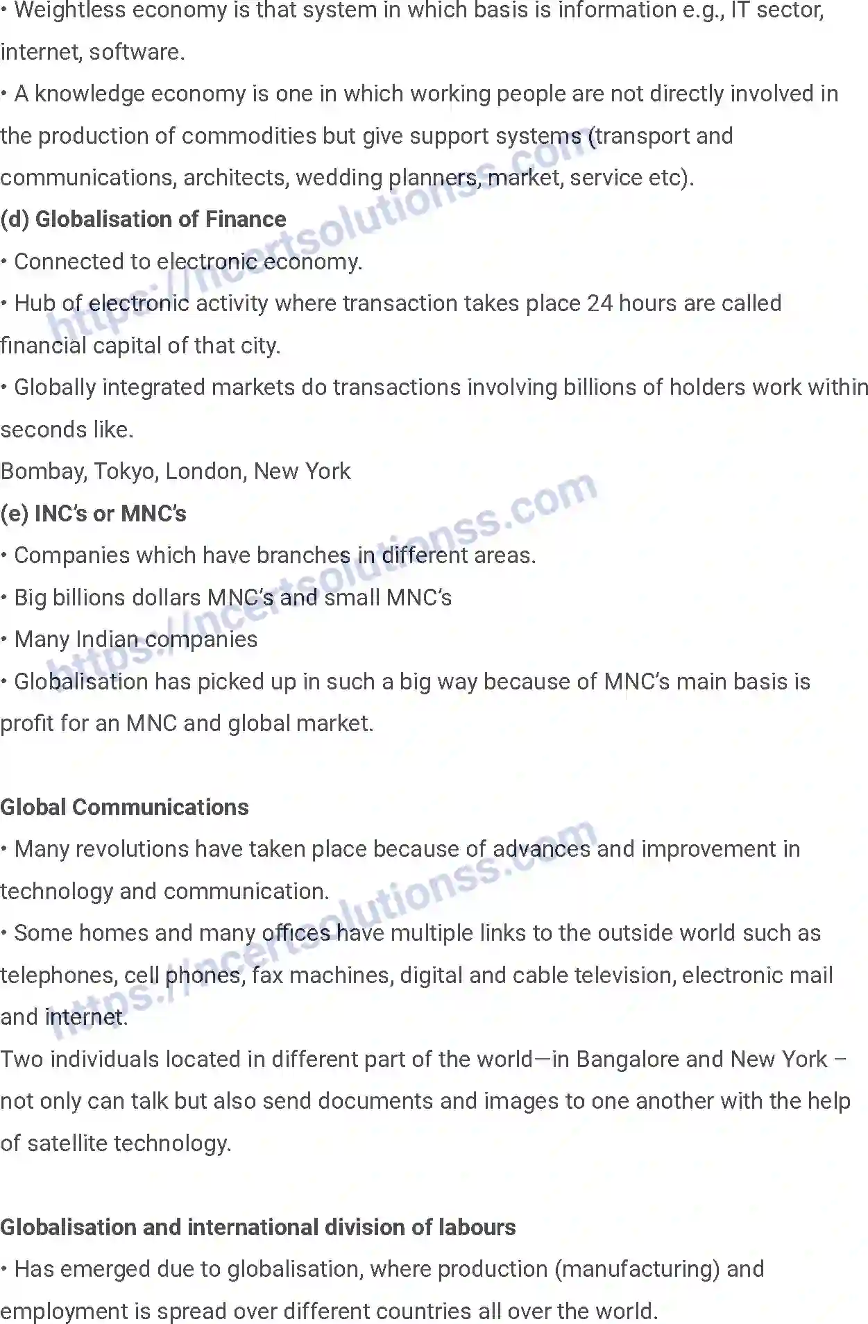 NCERT-Notes-Class-12-Sociology-Globalisation-and-Social-Change-213-page-4