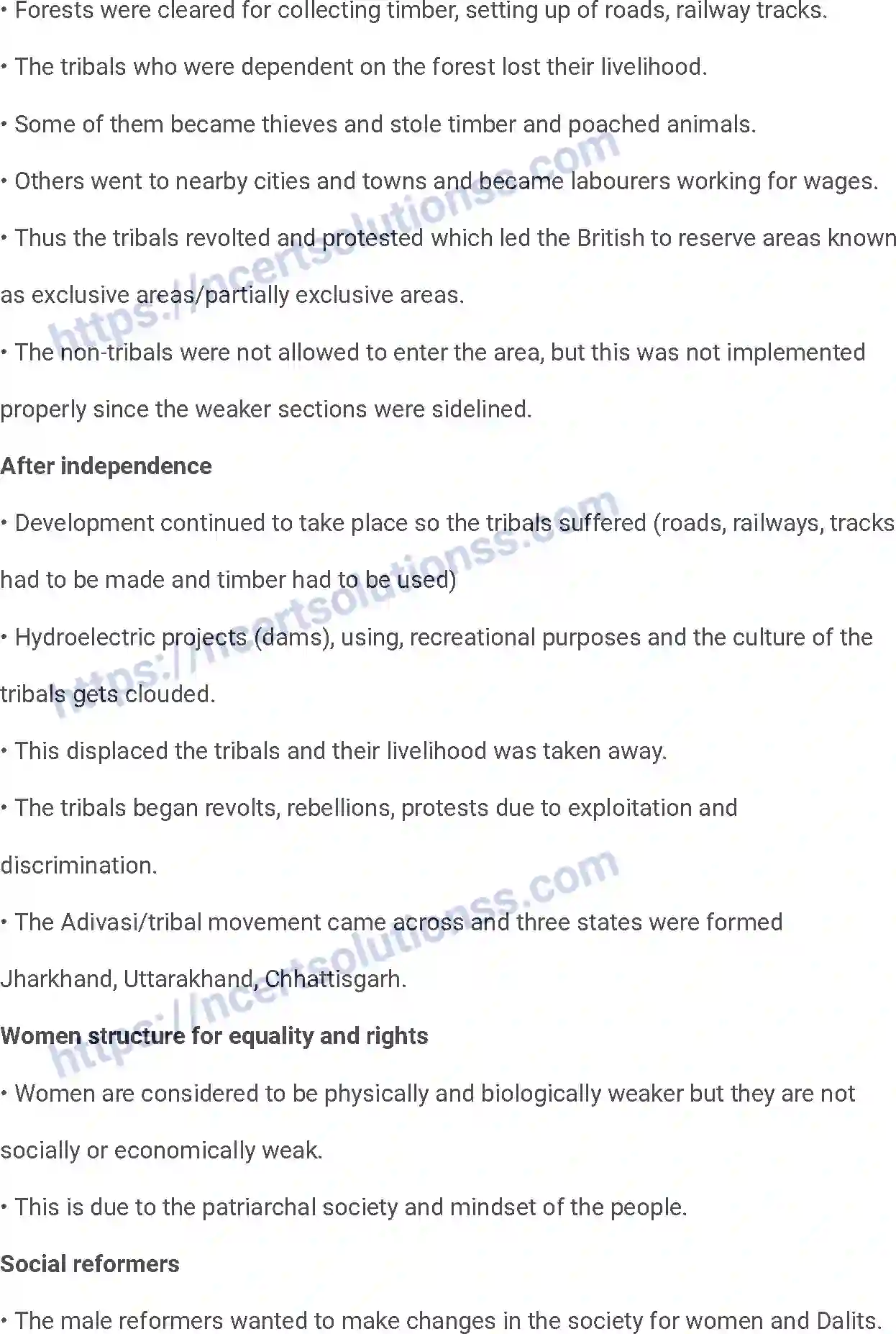 NCERT-Notes-Class-12-Sociology-Patterns-of-Social-Inequality-and-Exclusion-207-page-9