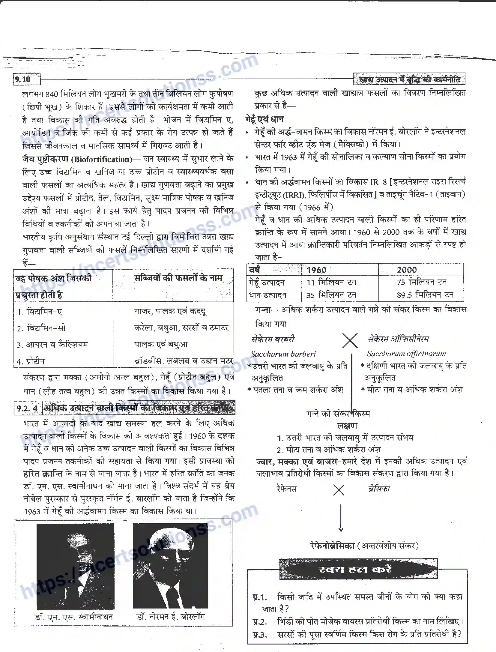 NCERT-Notes-Class-12-जीवand-विज्ञान-खाध-उत्पादन-में-वृद्धि-कार्यनीति-947-page-10