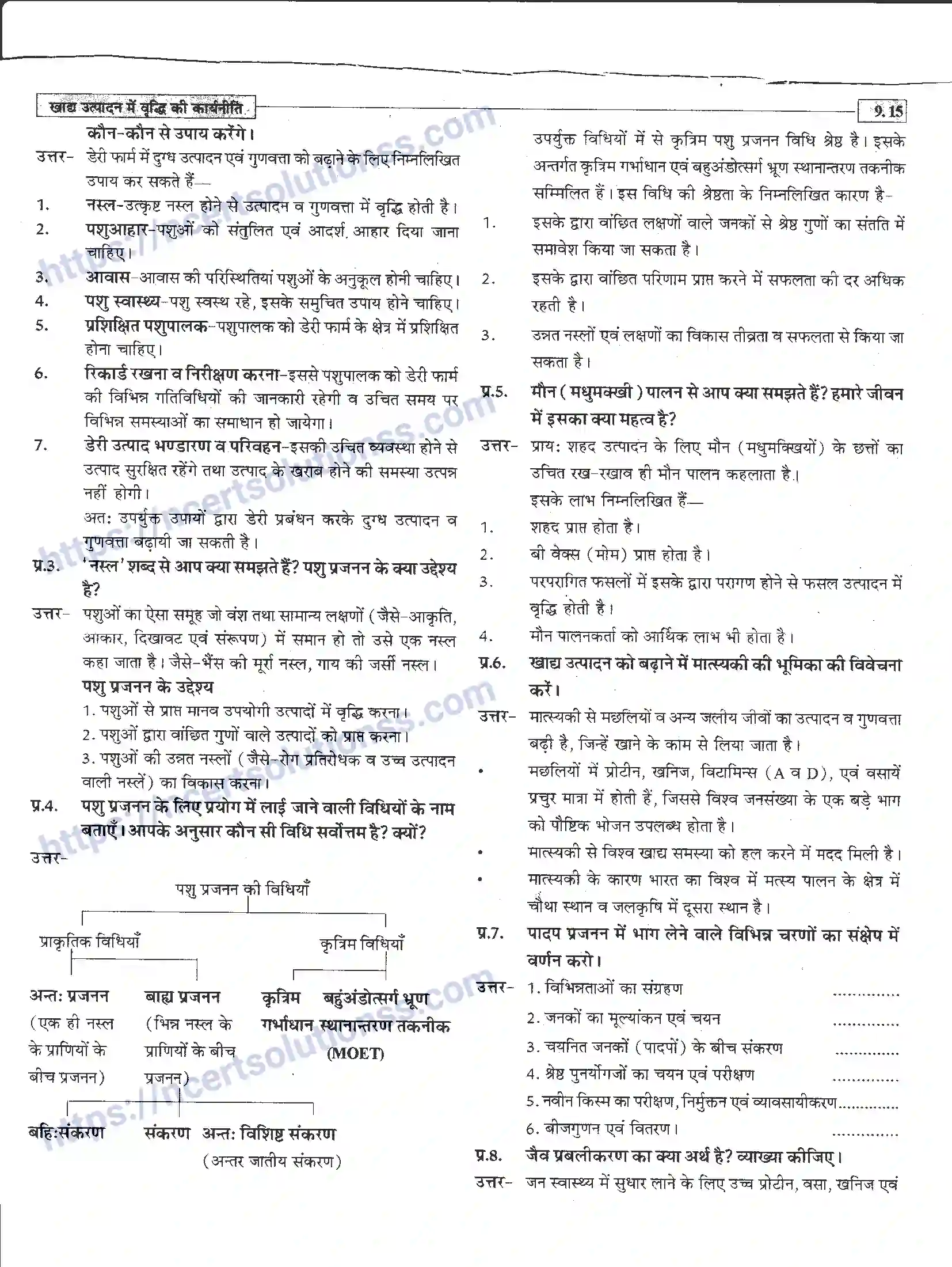 NCERT-Notes-Class-12-जीवand-विज्ञान-खाध-उत्पादन-में-वृद्धि-कार्यनीति-947-page-15