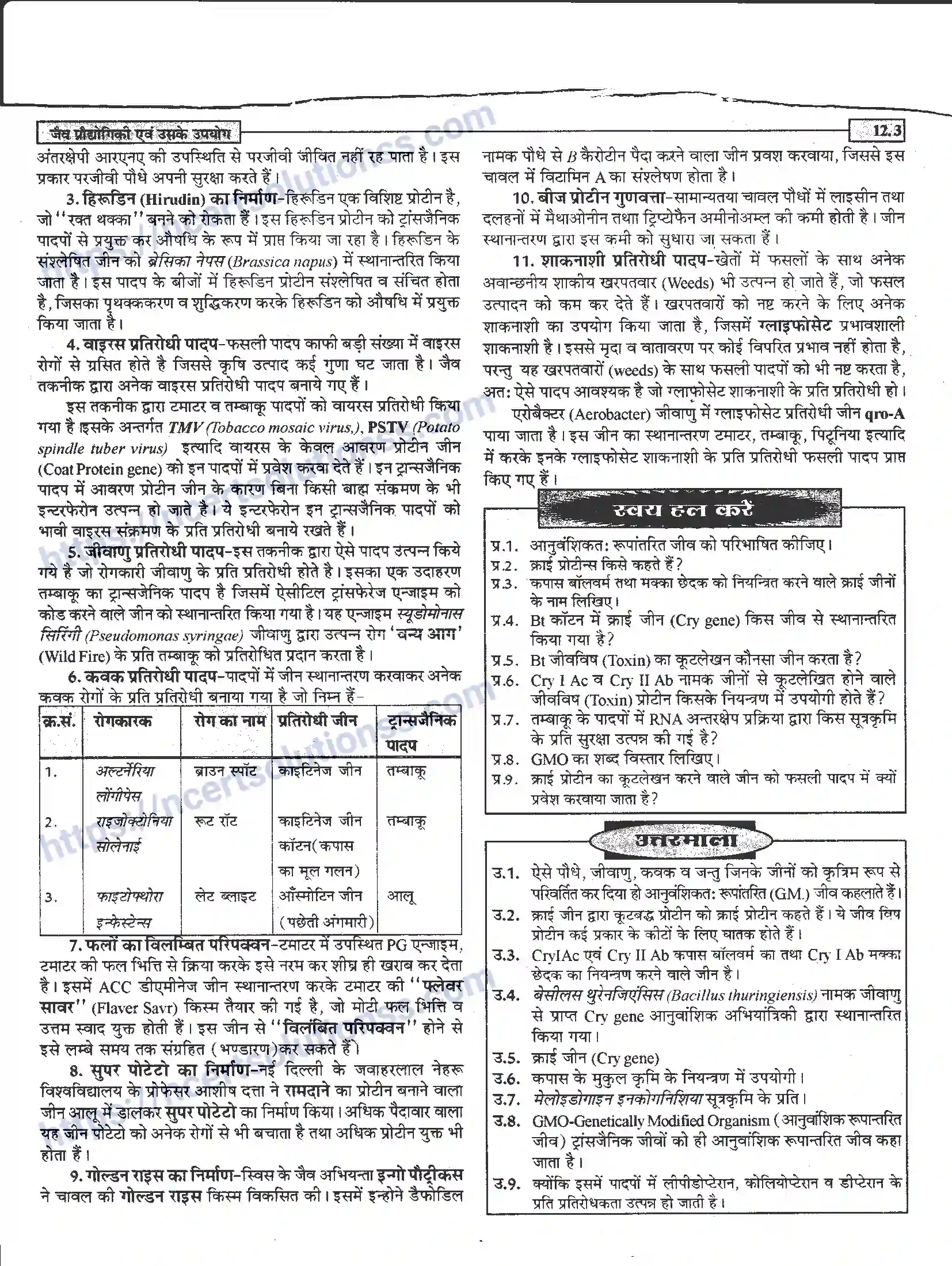 NCERT-Notes-Class-12-जीवand-विज्ञान-जैव-प्रोधोगिकी-एवं-उसके-उपयोग-950-page-3