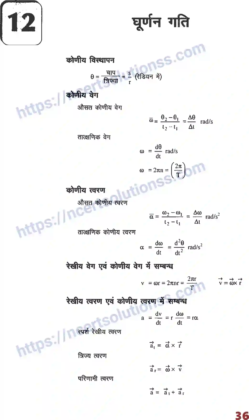 NCERT-Notes-Class-12-भौतिक-विज्ञान-फार्मूला-घूर्णन-गति-1002-page-1