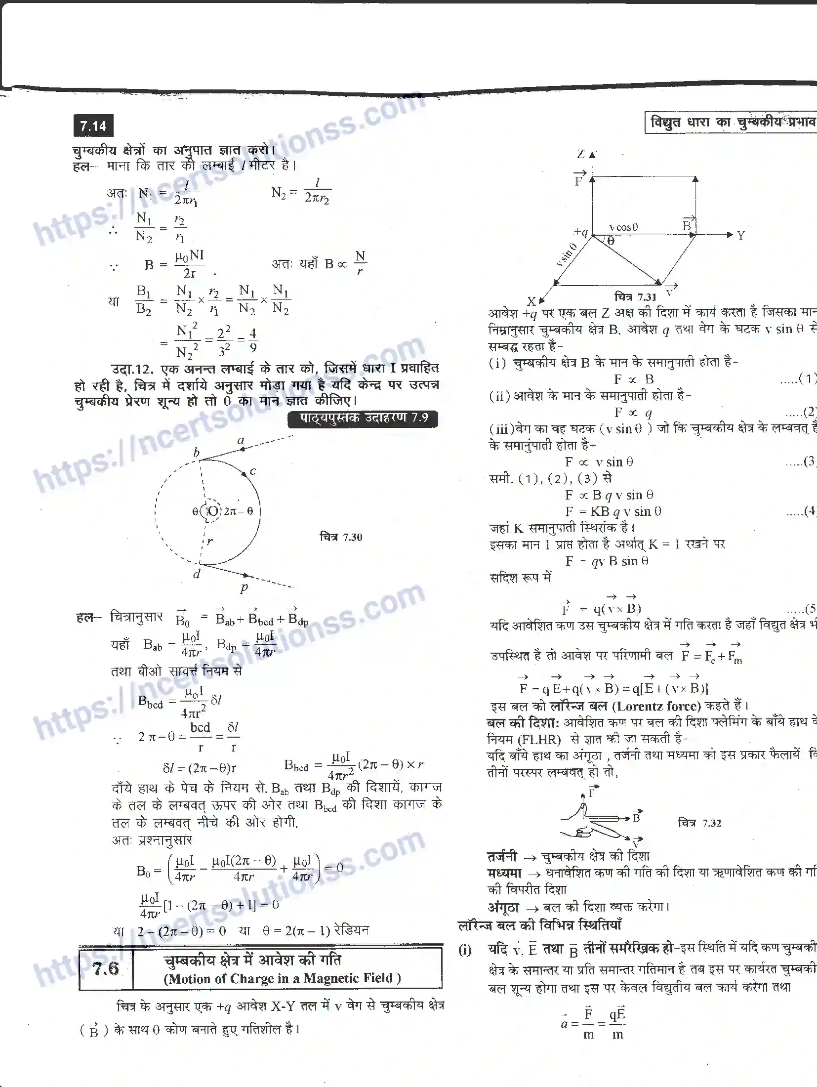 NCERT-Notes-Class-12-भौतिक-विज्ञान-विधुत-धारा-का-चुंबकीय-प्रभाव-979-page-14