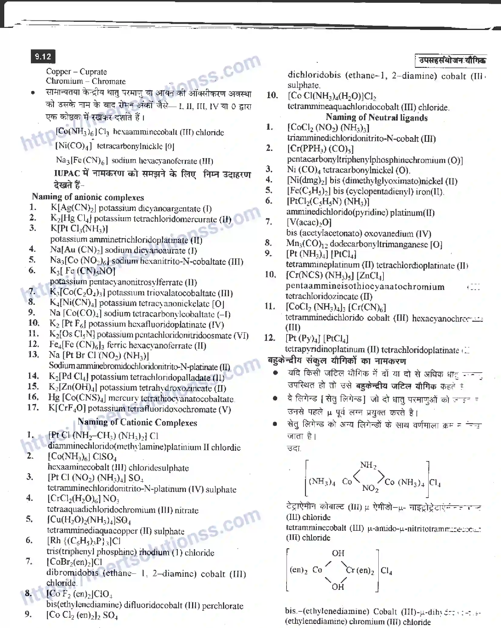 NCERT-Notes-Class-12-रसायन-विज्ञान-उपसहसंयोजन-यौगिक-963-page-12