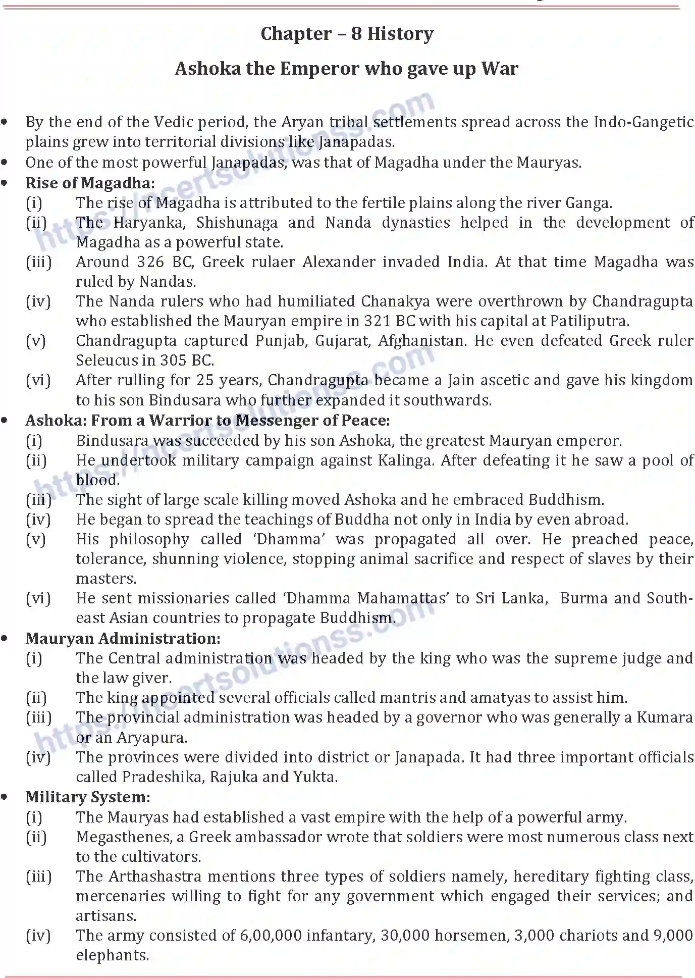 NCERT-Notes-Class-6-Social-Science-Ashoka-the-Emperor-Who-Gave-up-War-777-page-1