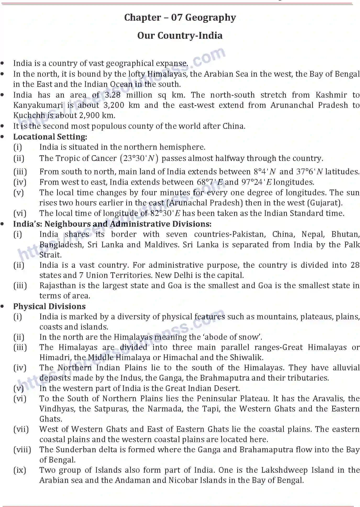 NCERT-Notes-Class-6-Social-Science-Our-Country-768-page-1