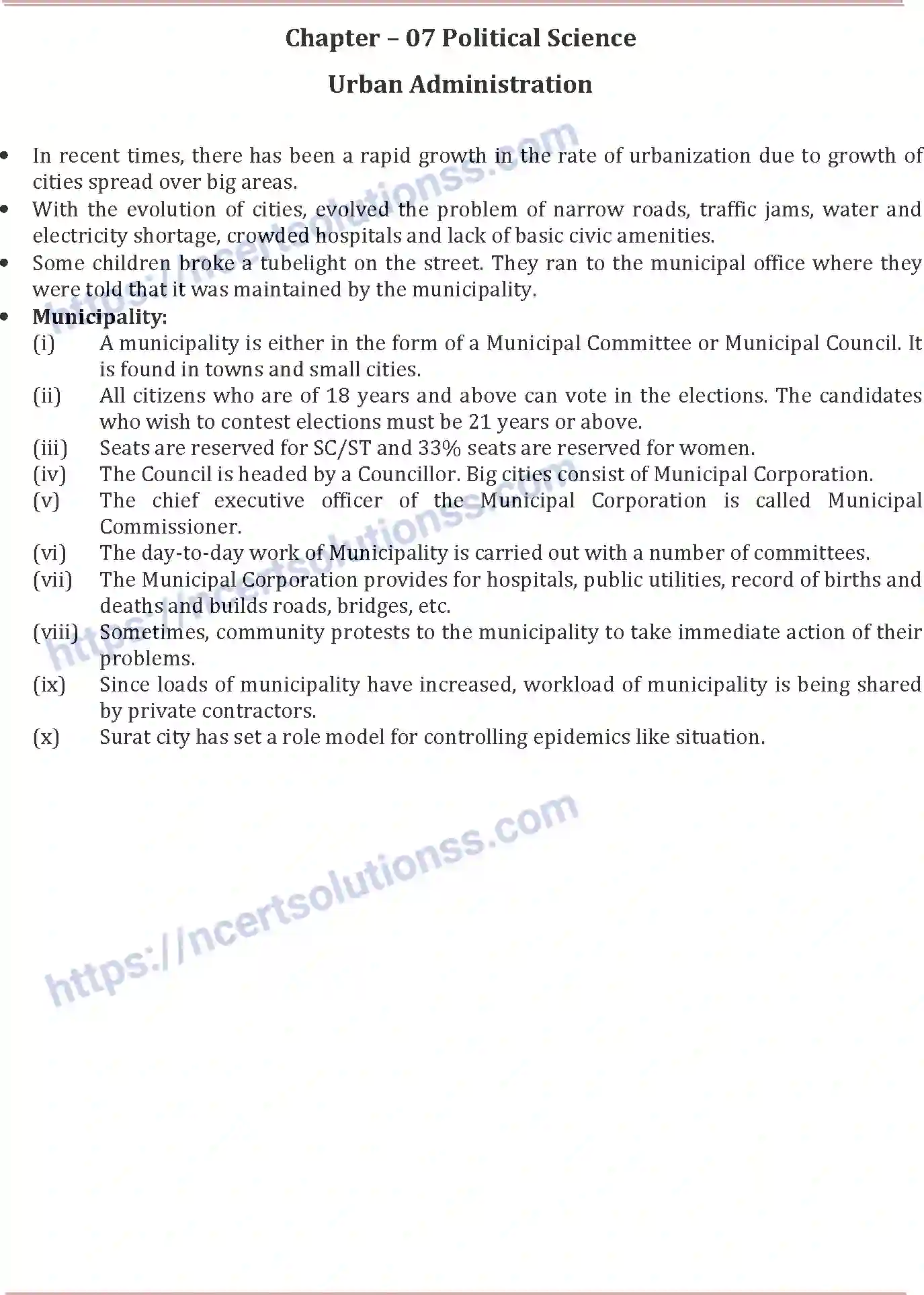 NCERT-Notes-Class-6-Social-Science-Urban-Administration-788-page-1