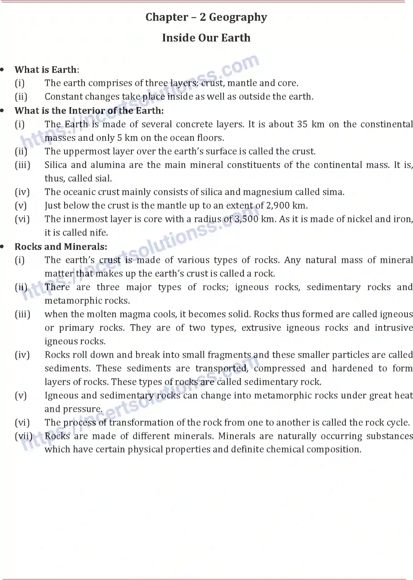 NCERT-Notes-Class-7-Social-Science-Inside-Our-Earth-703-page-1