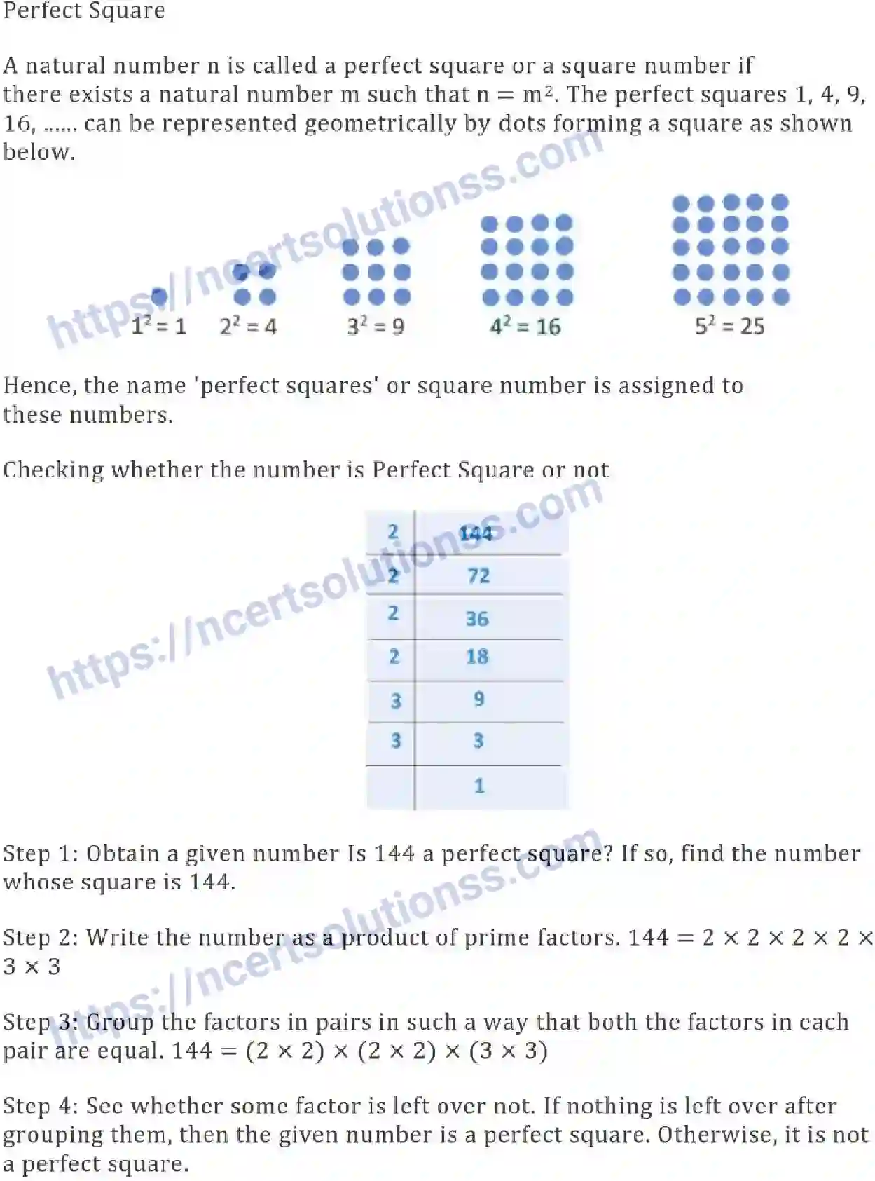 NCERT-Notes-Class-8-Mathematics-Squares-and-Square-Roots-612-page-2