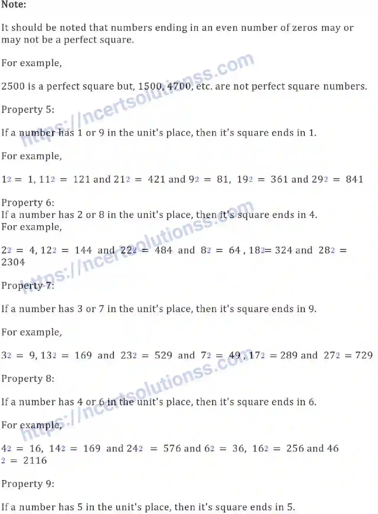 NCERT-Notes-Class-8-Mathematics-Squares-and-Square-Roots-612-page-6