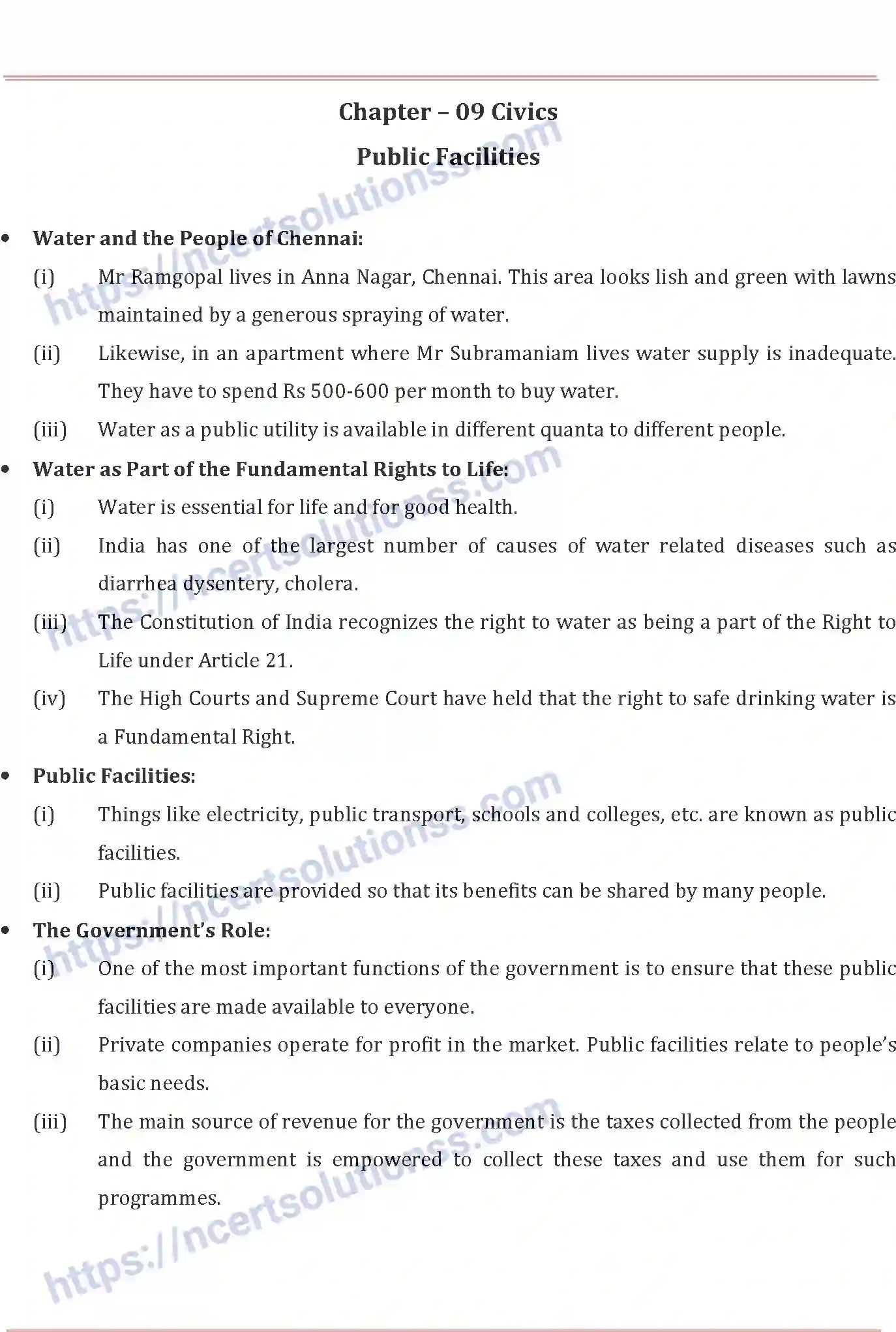 NCERT-Notes-Class-8-Social-Science-Public-Facilities-667-page-1