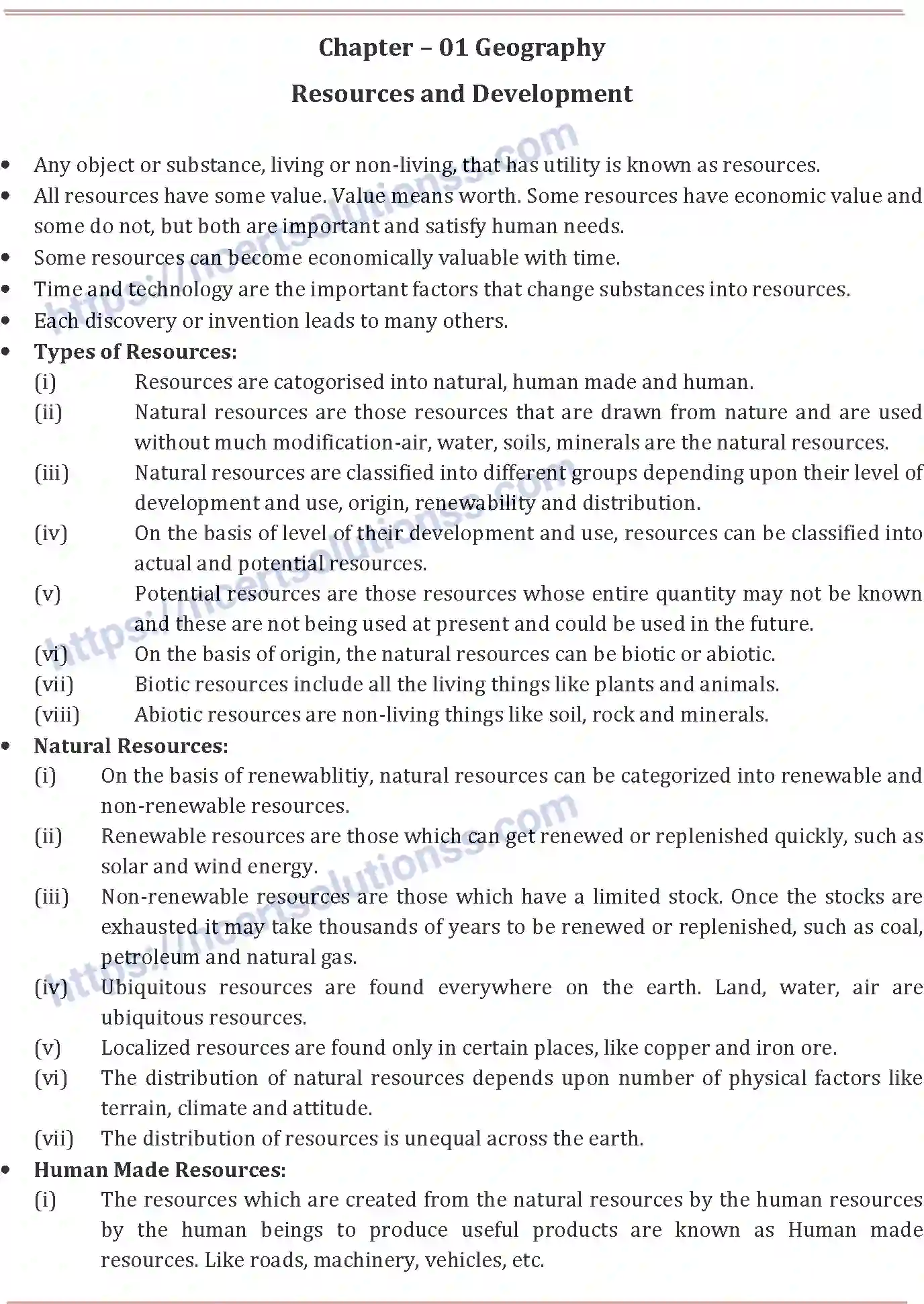 NCERT-Notes-Class-8-Social-Science-Resources-and-Development-641-page-1