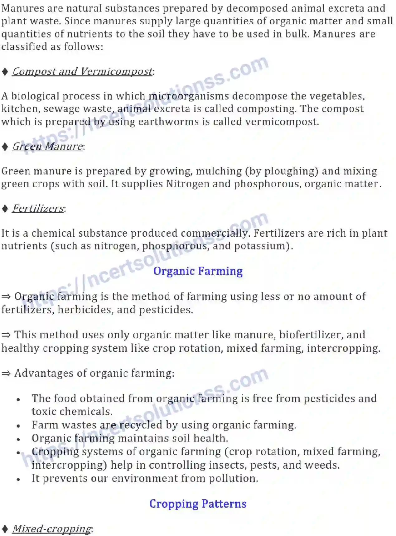 NCERT-Notes-Class-9-Science-Improvement-in-Food-Resources-583-page-2