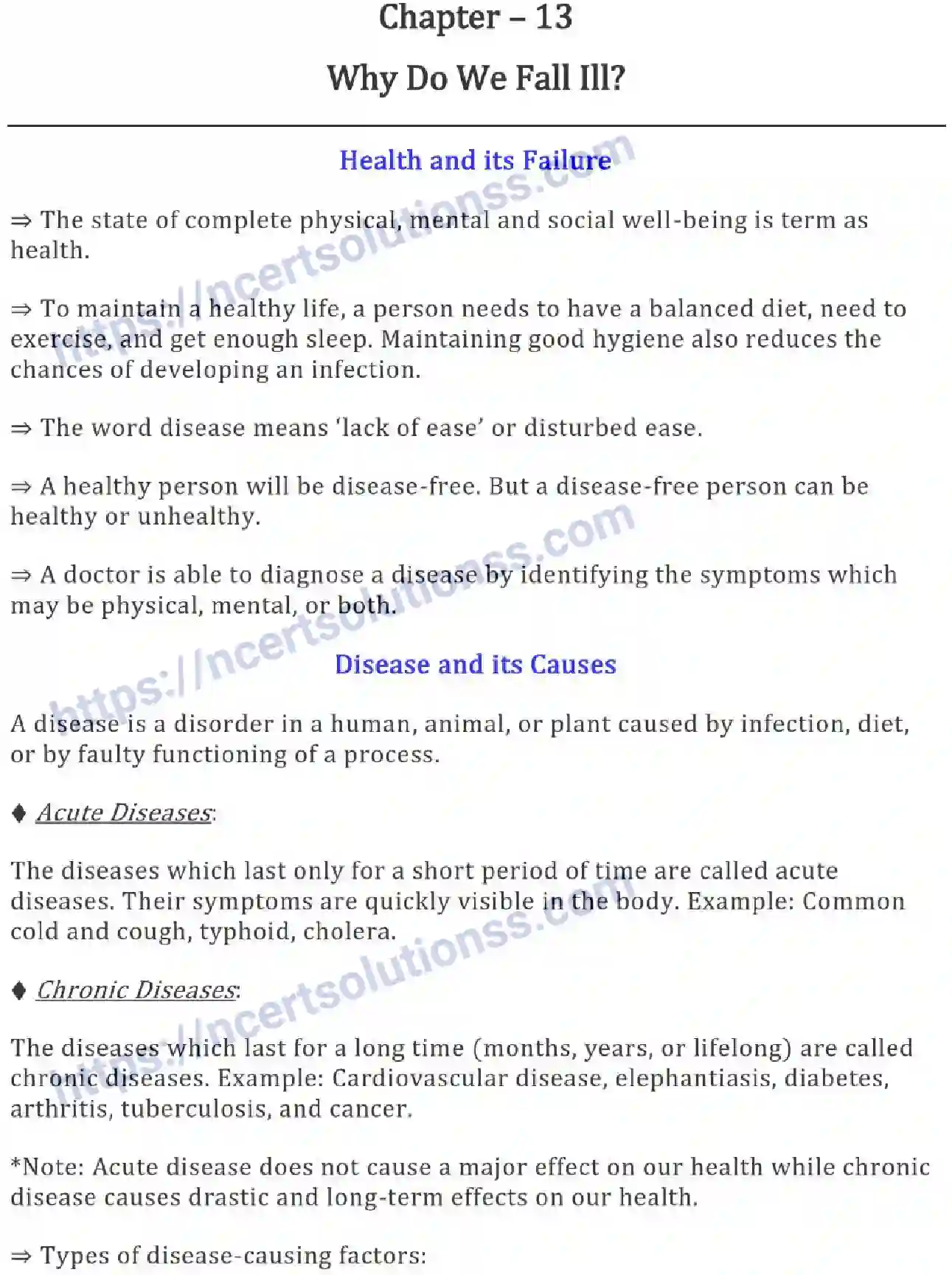 NCERT-Notes-Class-9-Science-Why-Do-We-Fall-Ill-581-page-1
