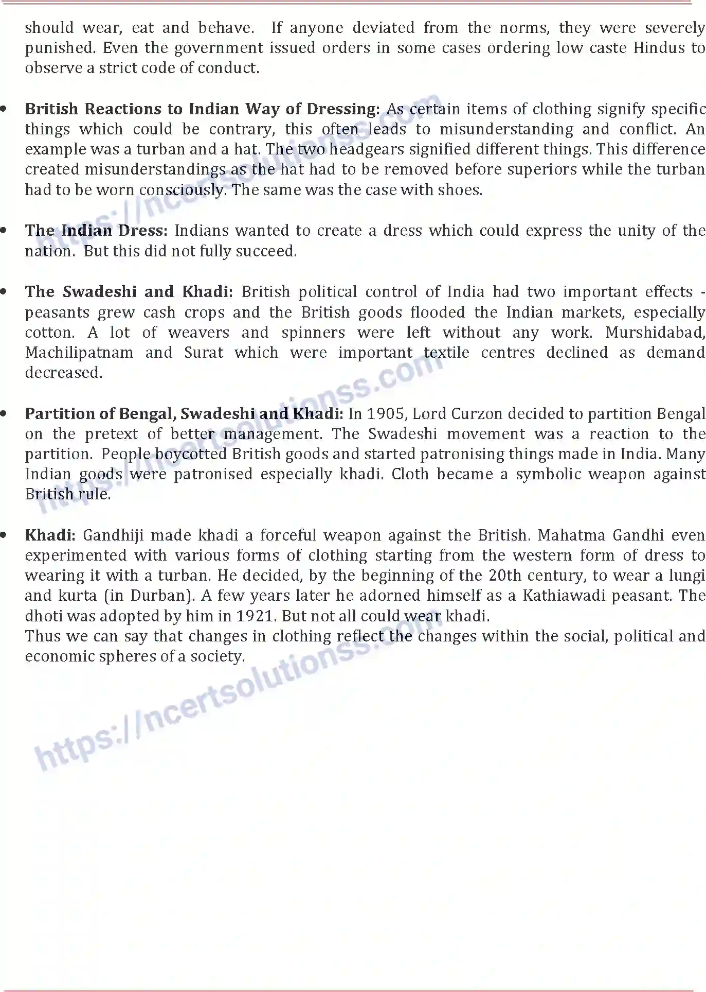 NCERT-Notes-Class-9-Social-Science-Clothing-A-Social-History-591-page-2