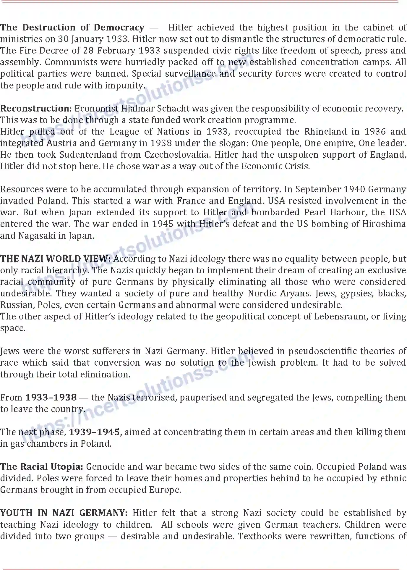 NCERT-Notes-Class-9-Social-Science-Nazism-and-the-Rise-of-Hitler-586-page-2