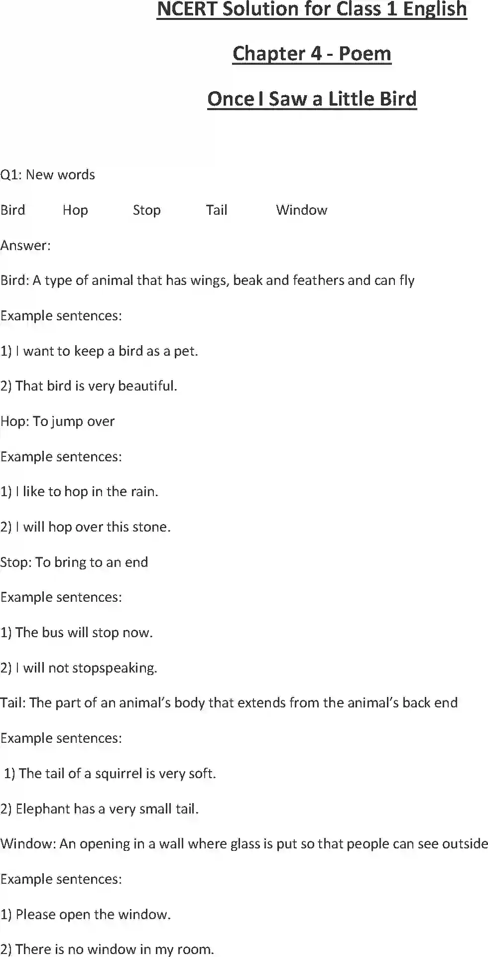 NCERT-Solution-Class-1-English-Chapter-4-Once-I-Saw-a-Little-Bird-2143-page-1