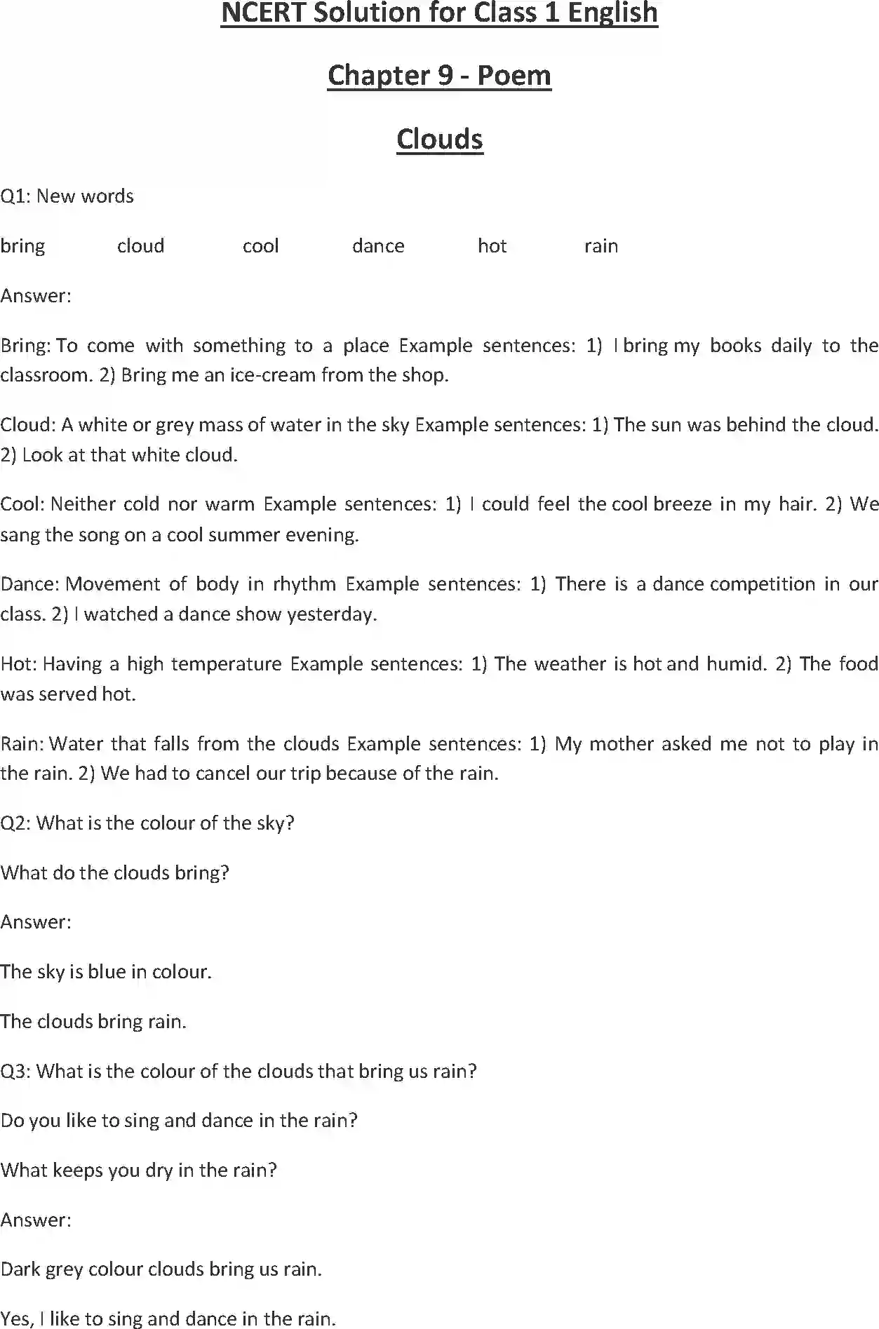 NCERT-Solution-Class-1-English-Chapter-9-Clouds-4320-page-1