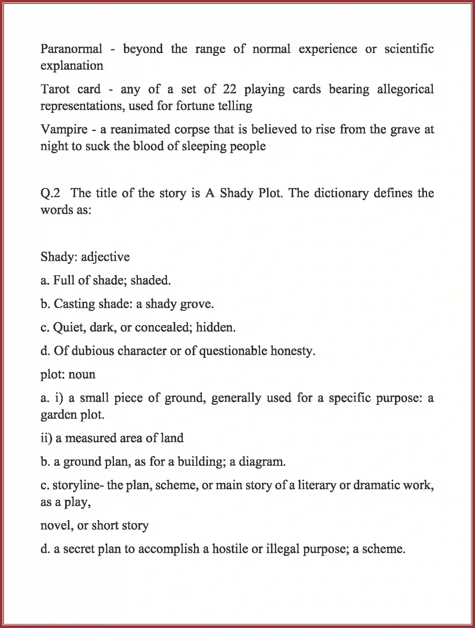 NCERT-Solution-Class-10-English-A-Shady-Plot-3131-page-3