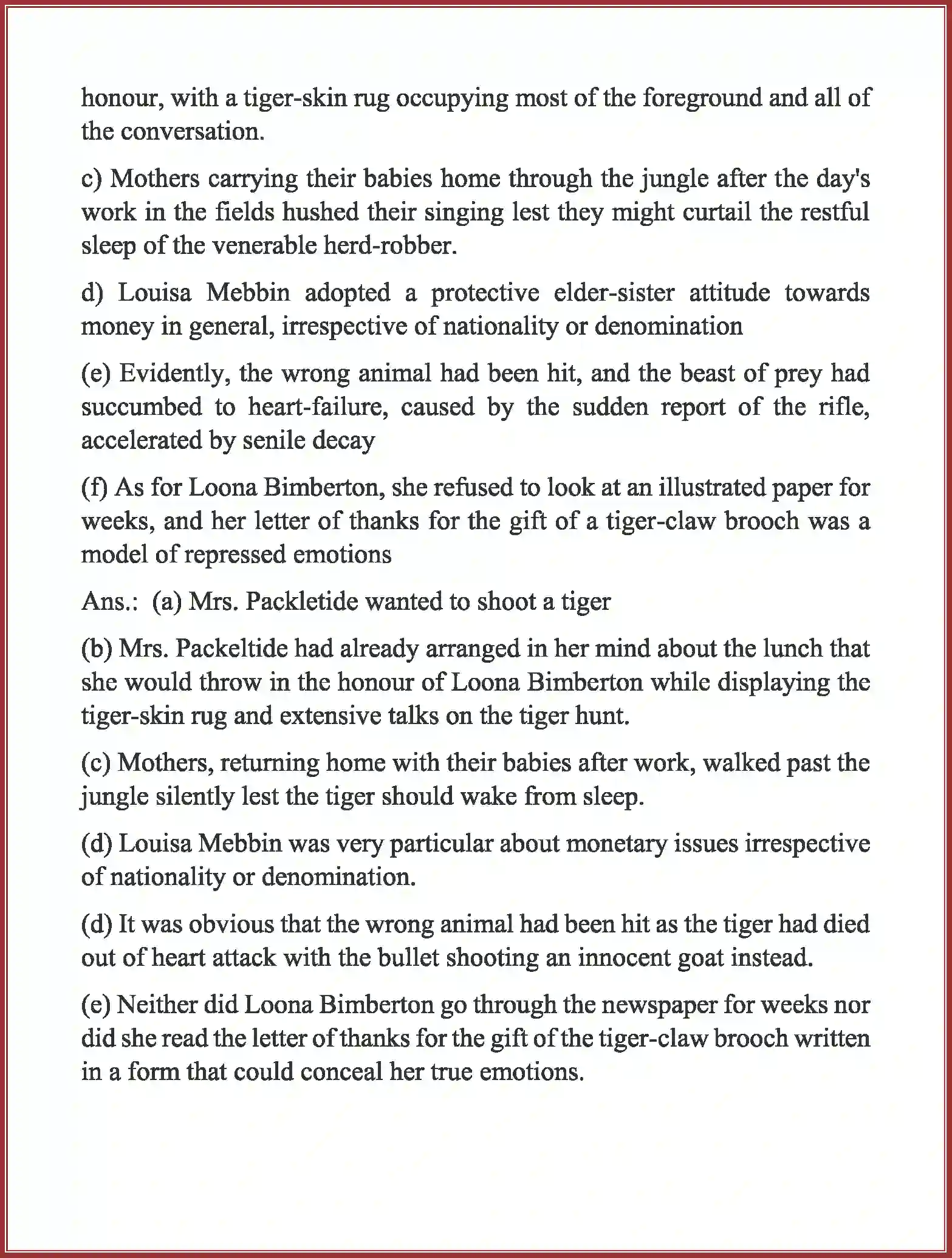 NCERT-Solution-Class-10-English-Mrs-Packletides-Tiger-3129-page-12