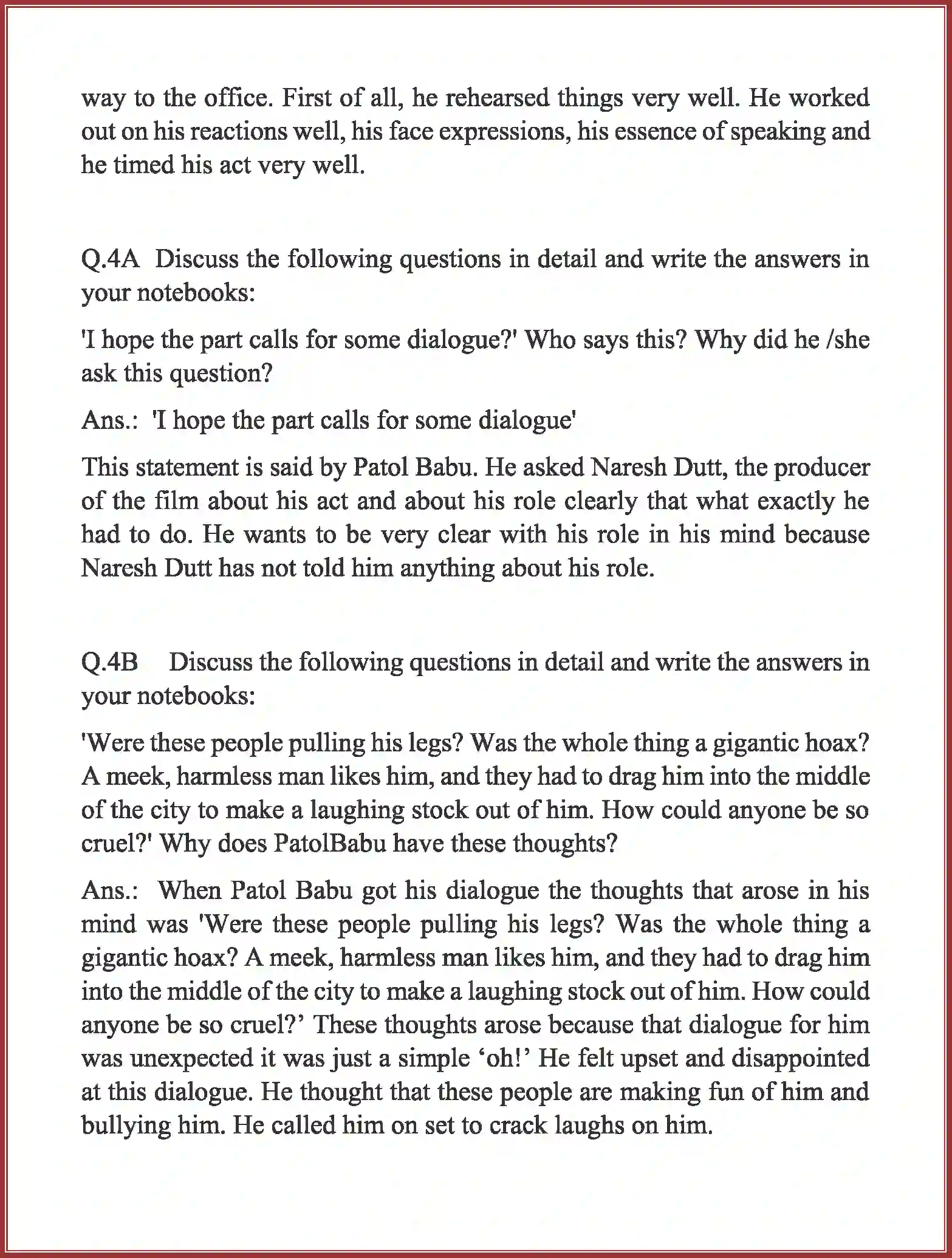 NCERT-Solution-Class-10-English-Patol-Babu-Film-Star-3132-page-5