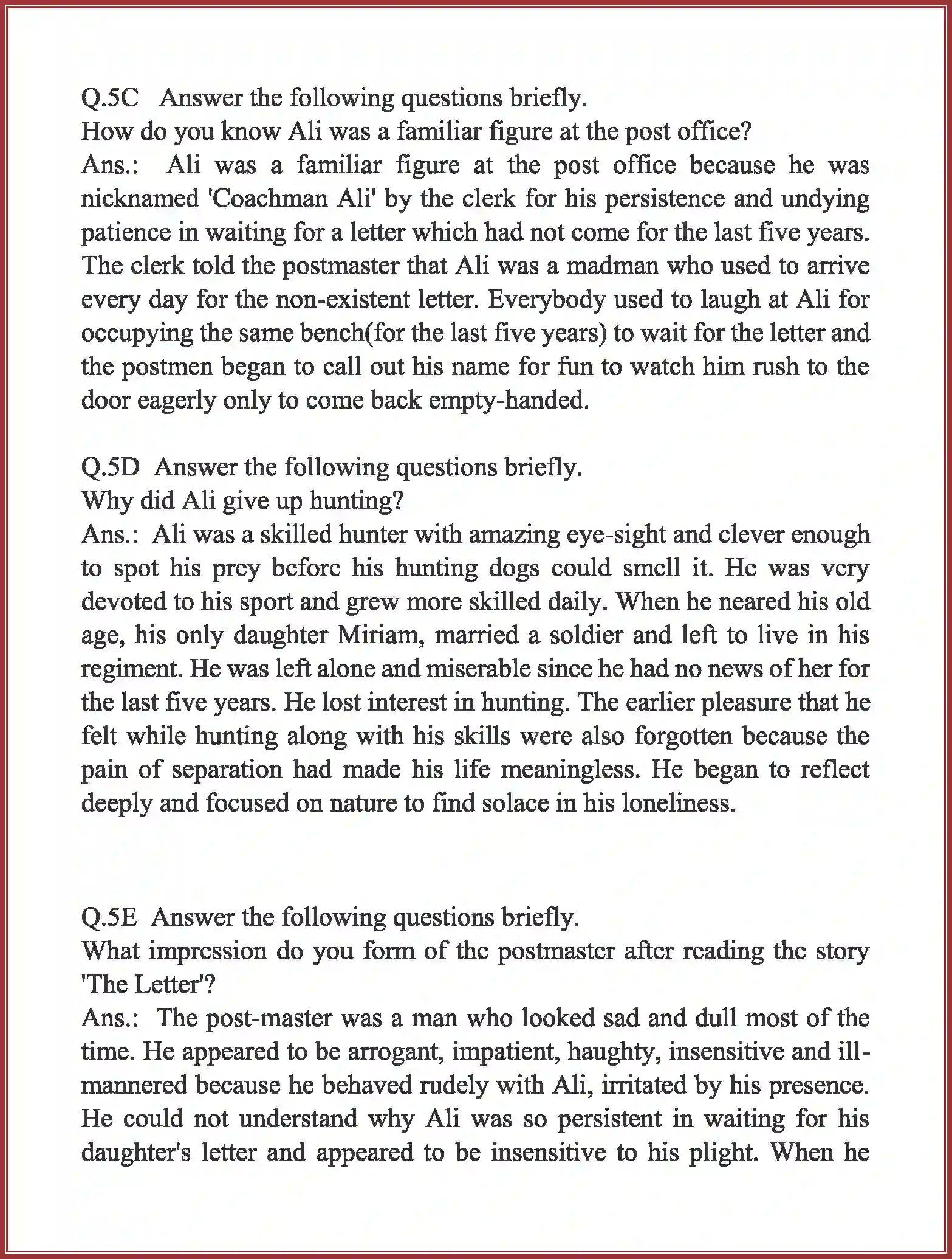 NCERT-Solution-Class-10-English-The-Letter-3130-page-5