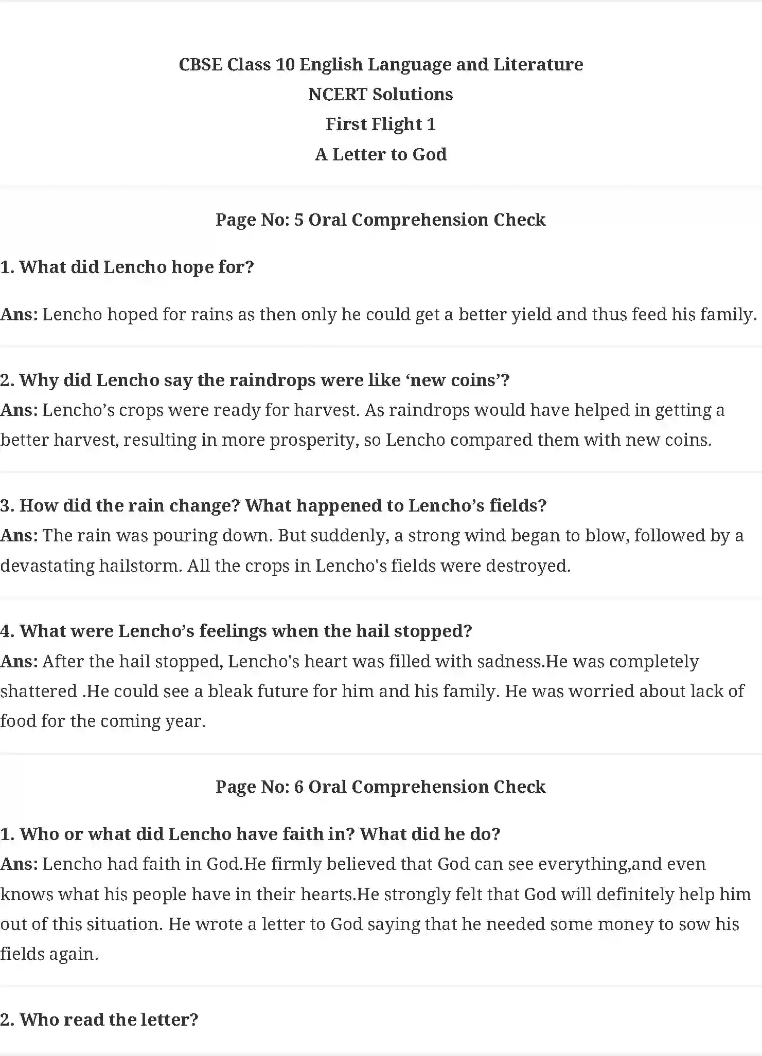 NCERT-Solution-Class-10-First-Flight-A-Letter-to-God-4849-page-1