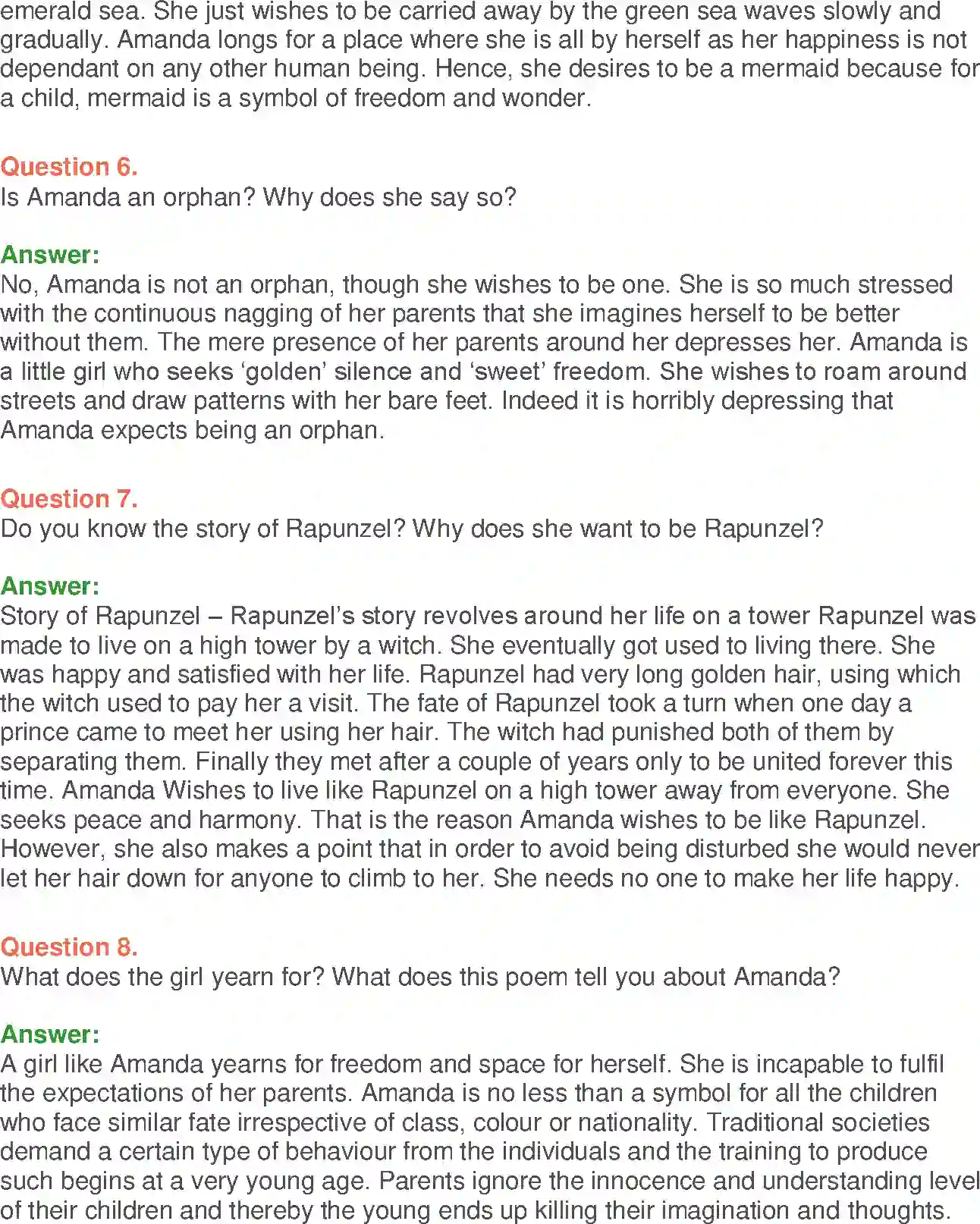 NCERT-Solution-Class-10-First-Flight-Amanda-3103-page-2