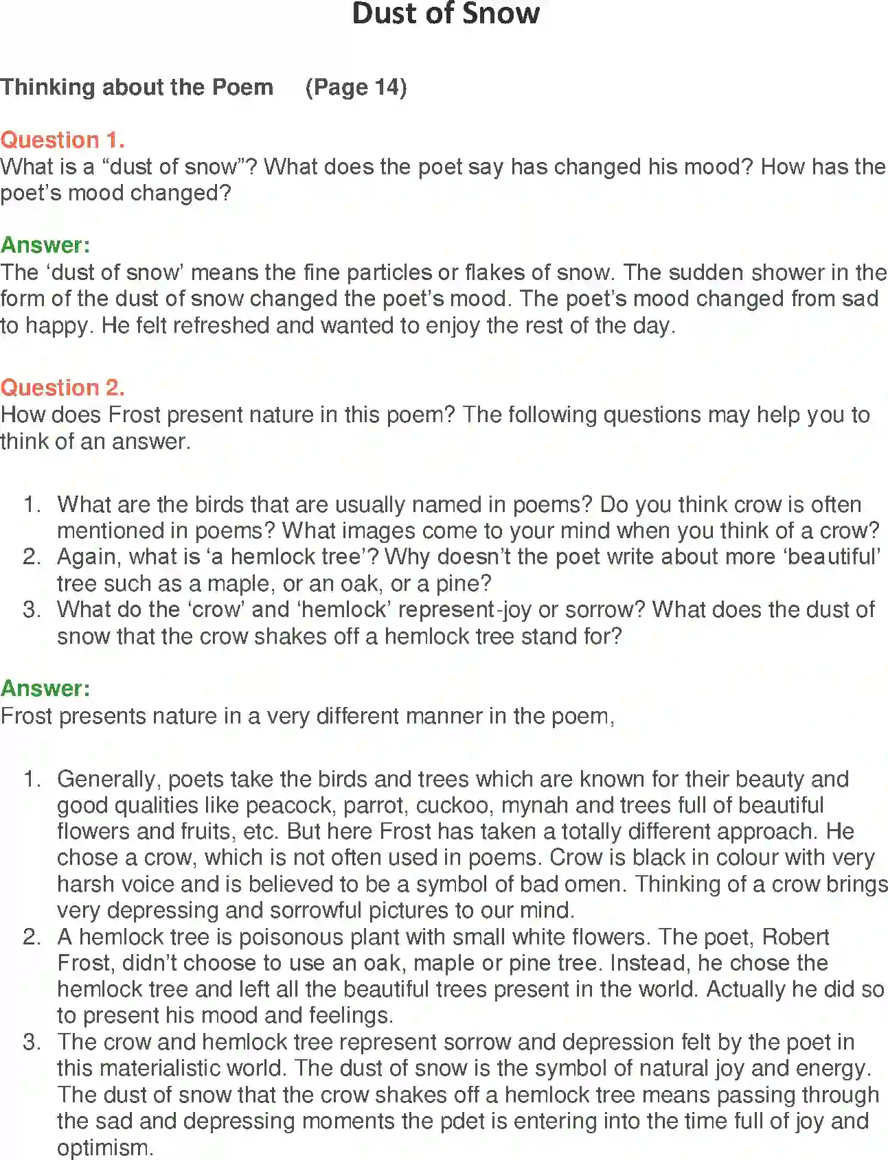NCERT-Solution-Class-10-First-Flight-Dust-of-Snow-926-page-1