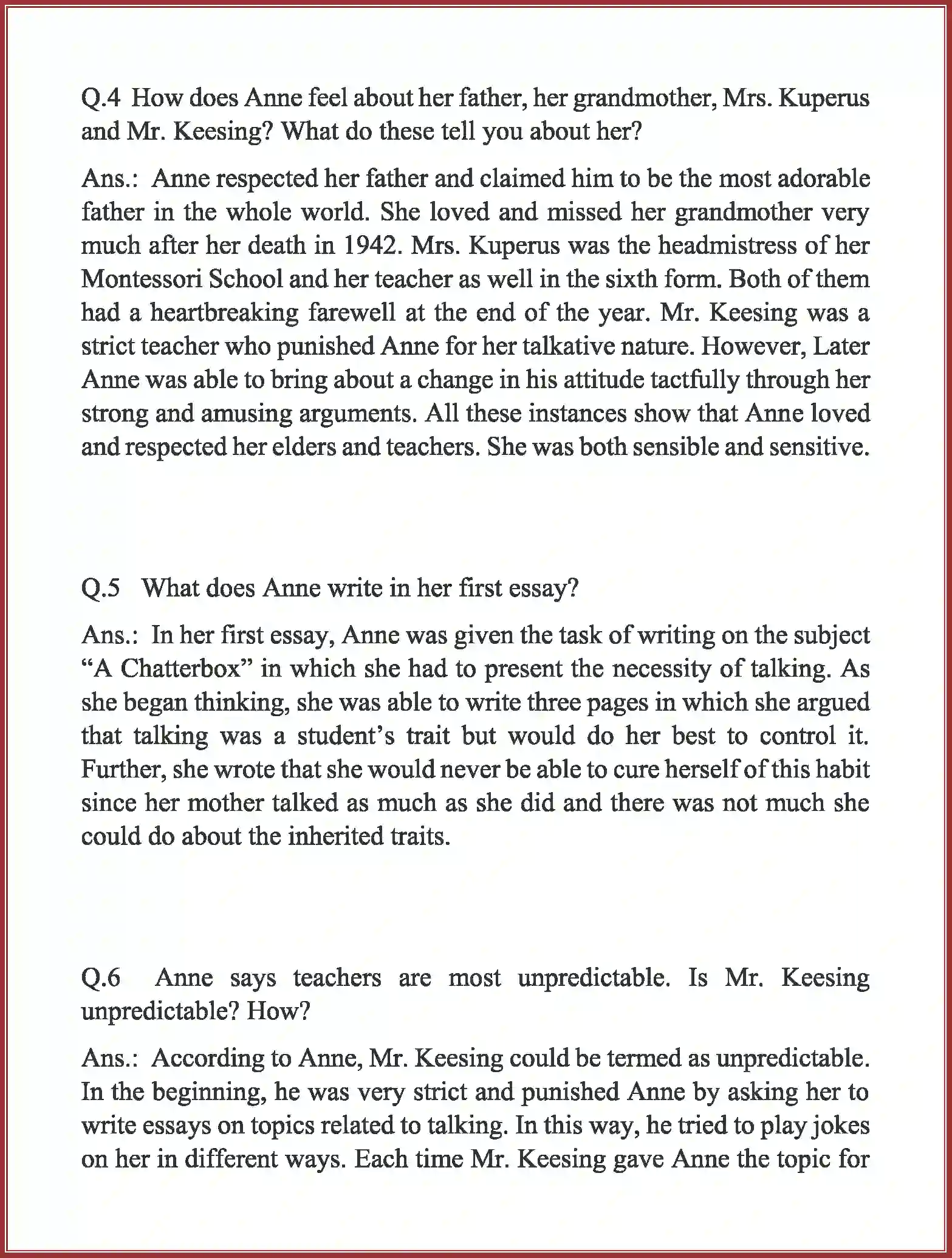 NCERT-Solution-Class-10-First-Flight-From-the-Diary-of-Anne-Frank-3090-page-5