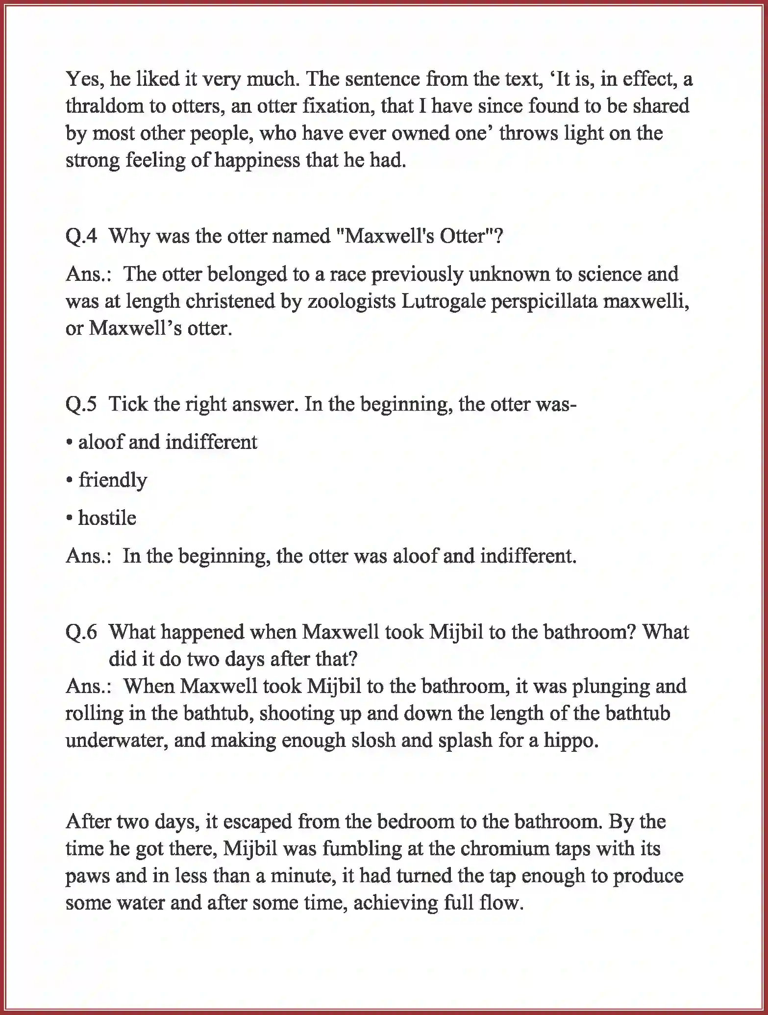 NCERT-Solution-Class-10-First-Flight-Mijbil-the-Otter-3094-page-2