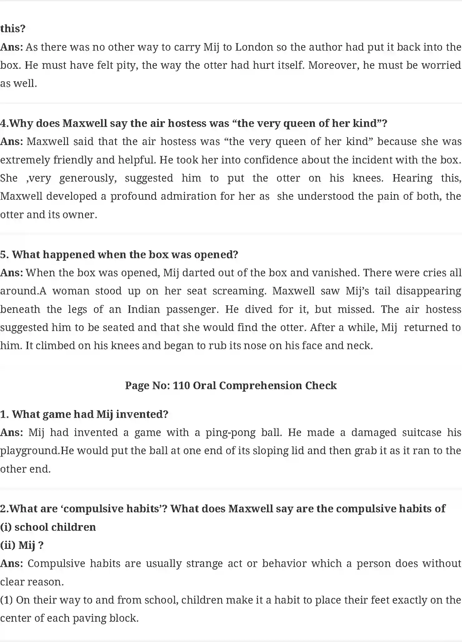 NCERT-Solution-Class-10-First-Flight-Mijbil-the-Otter-4856-page-3