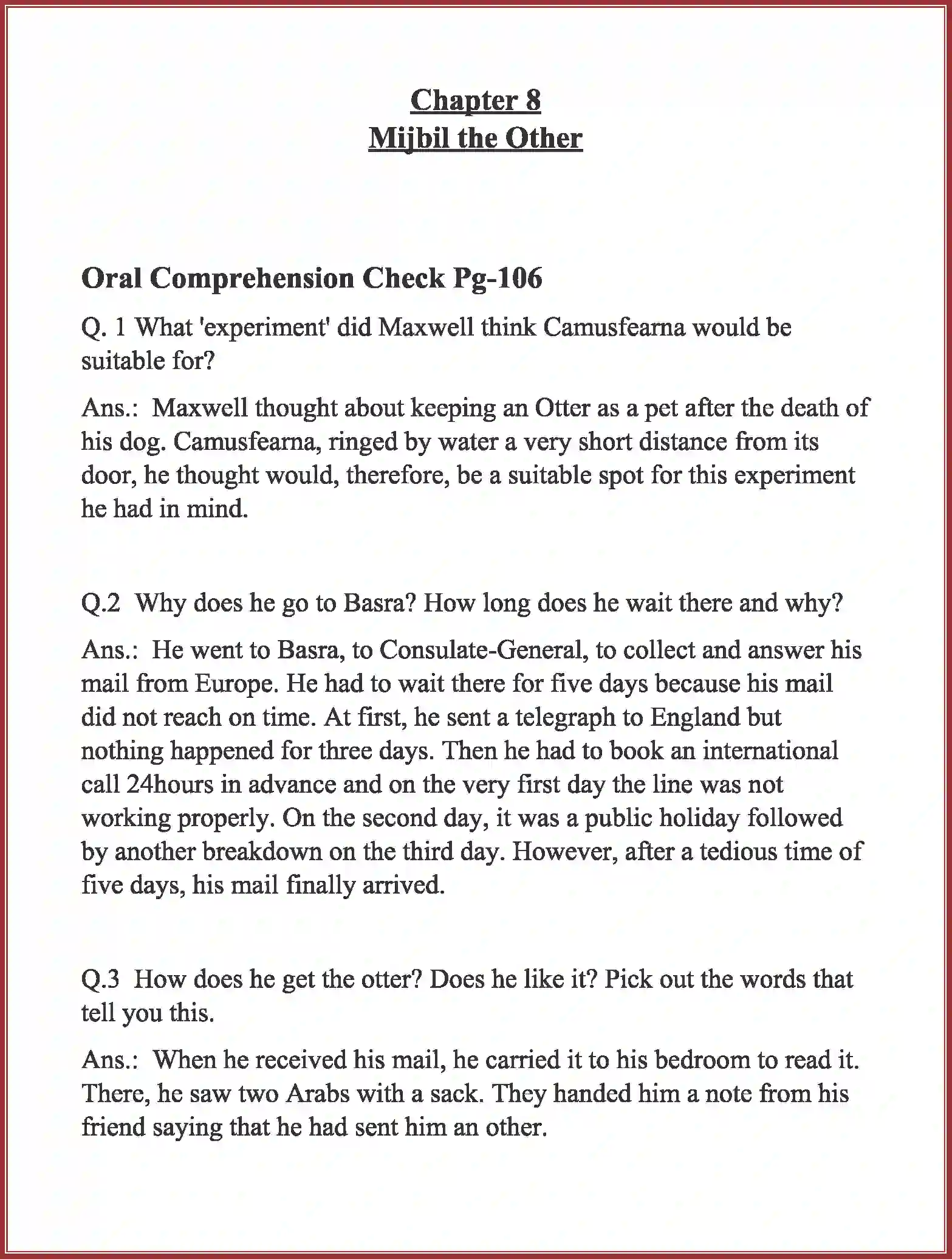 NCERT-Solution-Class-10-First-Flight-Mijbil-the-Otter-922-page-1