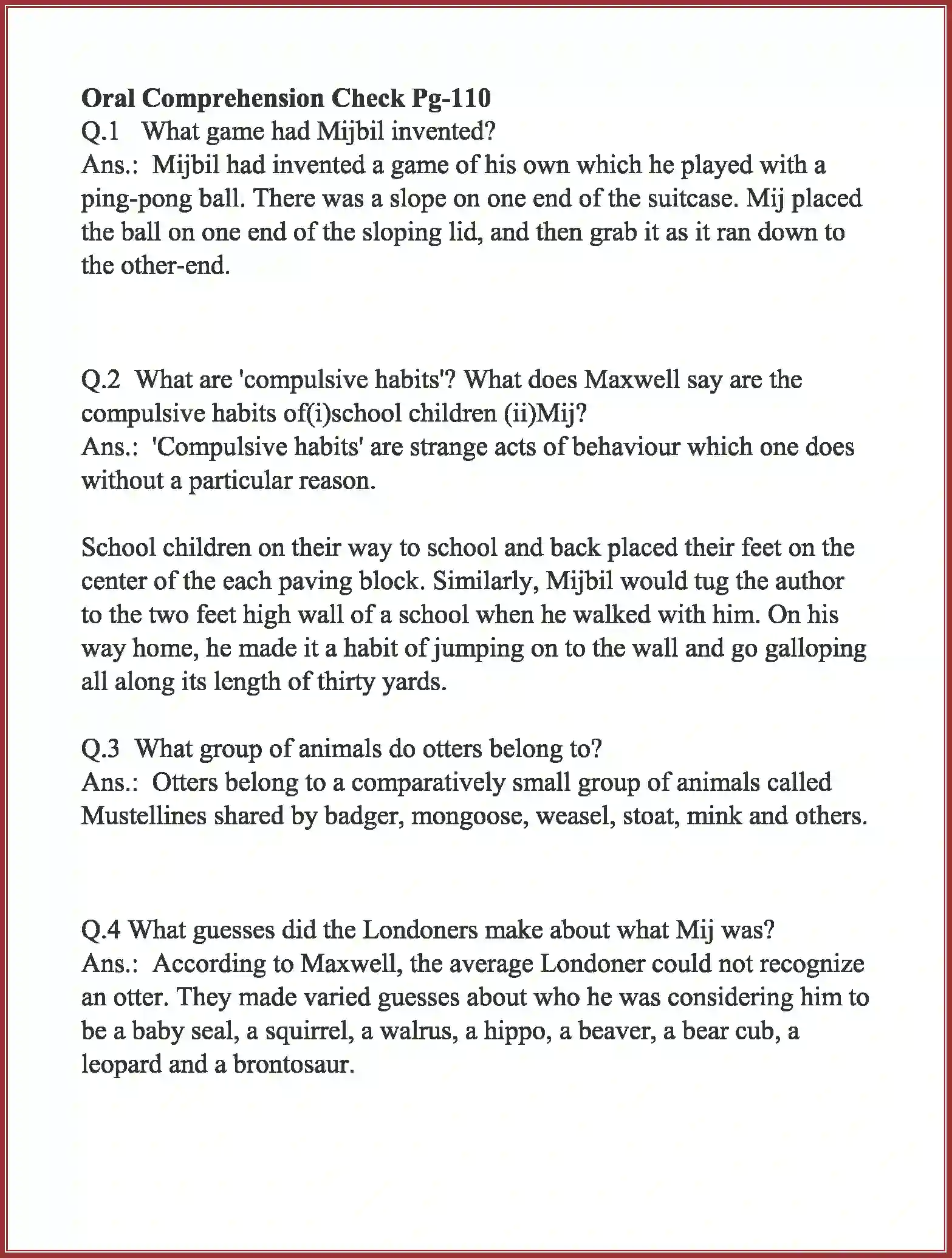 NCERT-Solution-Class-10-First-Flight-Mijbil-the-Otter-922-page-4