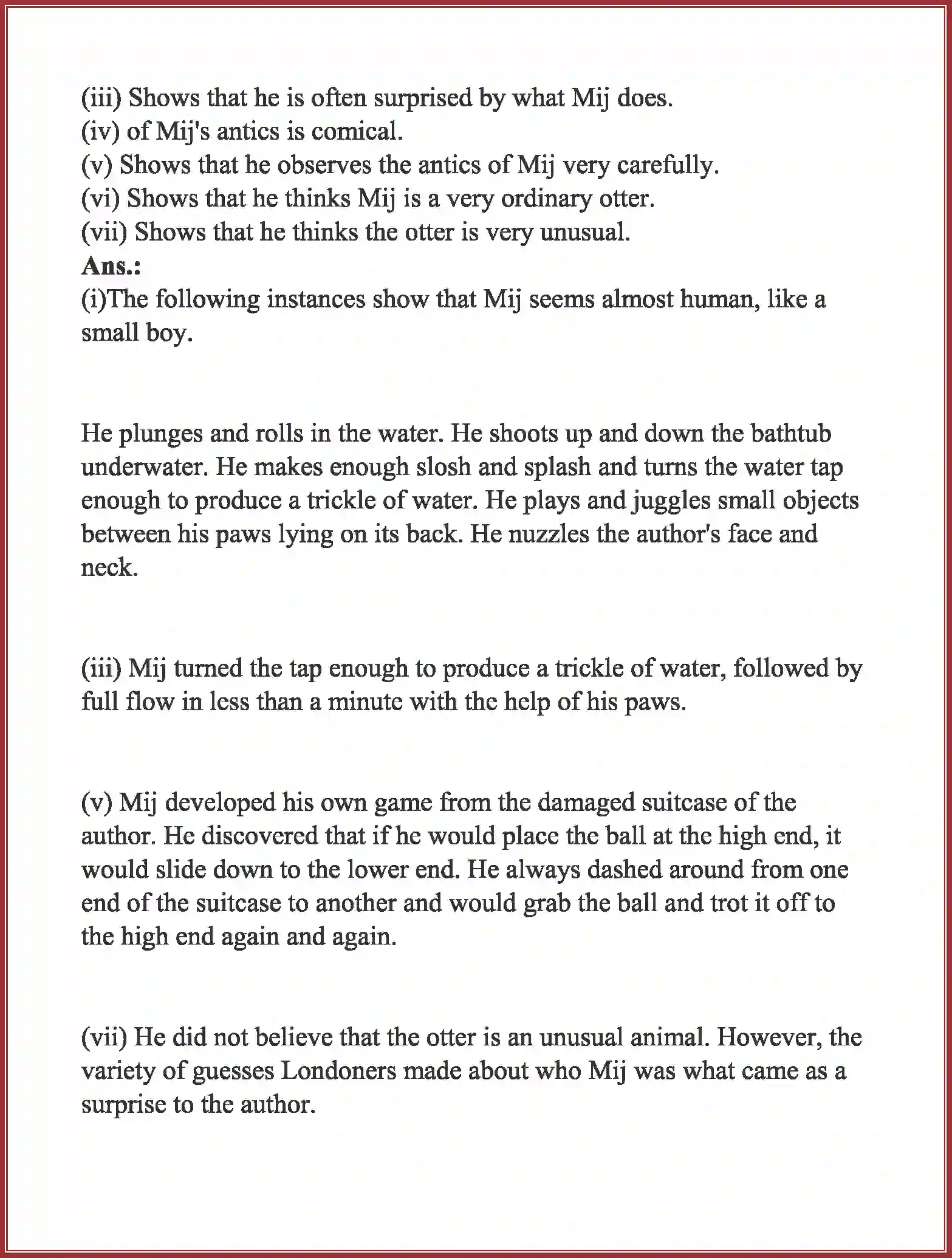 NCERT-Solution-Class-10-First-Flight-Mijbil-the-Otter-922-page-7